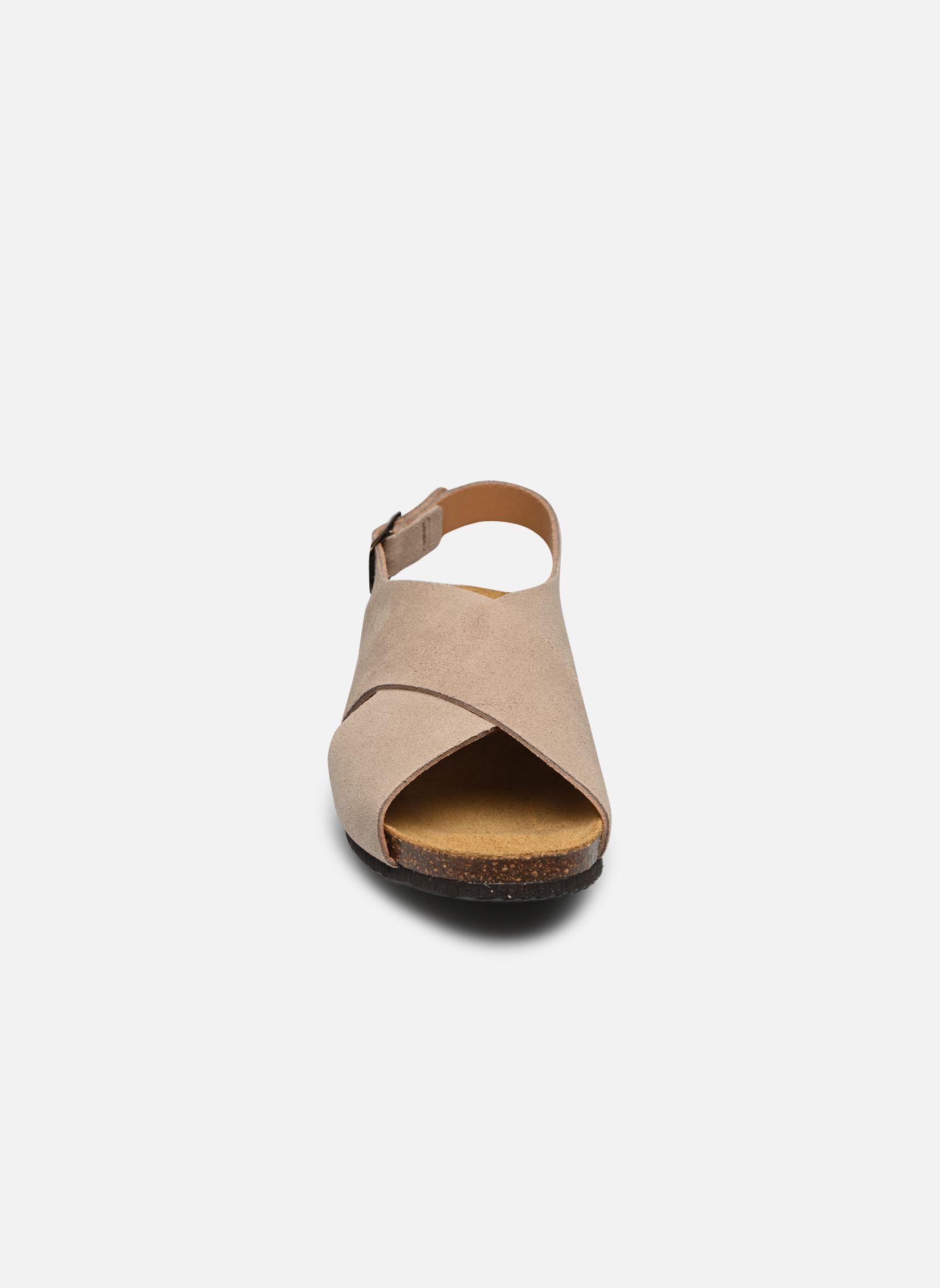 Sandalias planas AMELIE COLLECTION mujer beige Scholl Sandalias planas AMELIE COLLECTION mujer beige DARK BEIGE SUEDE