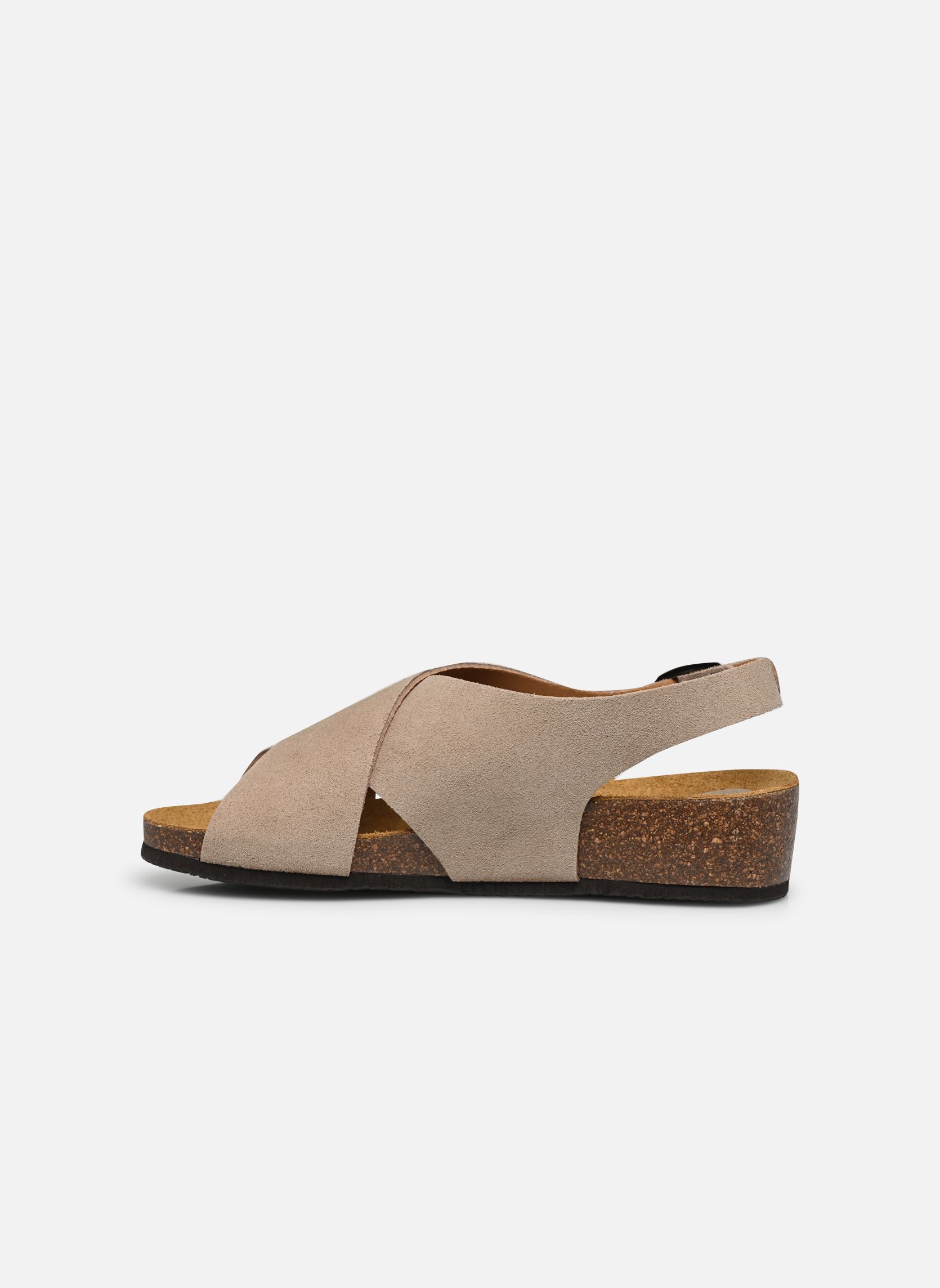 Sandalias planas AMELIE COLLECTION mujer beige Scholl Sandalias planas AMELIE COLLECTION mujer beige DARK BEIGE SUEDE