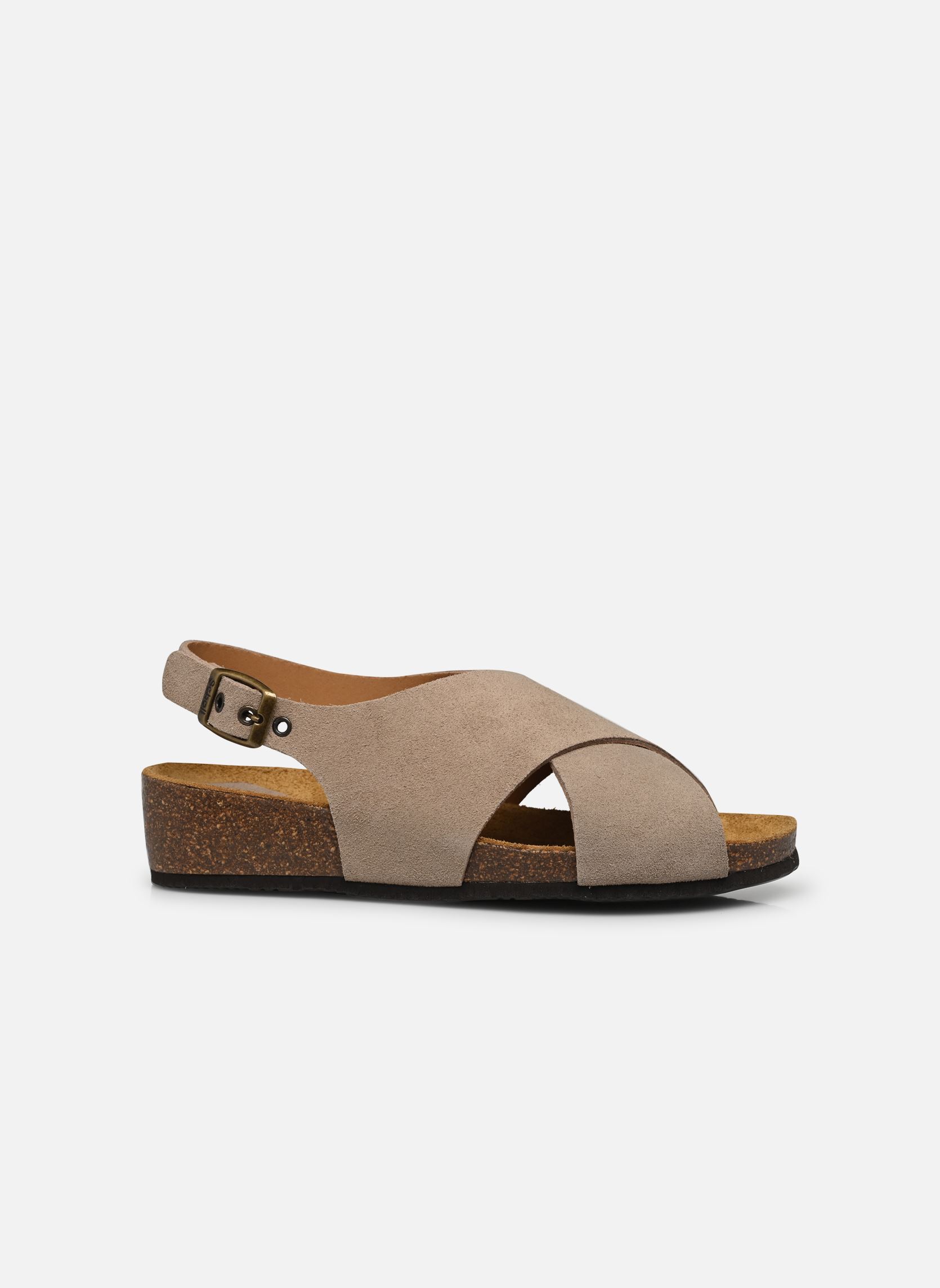 Sandalias planas AMELIE COLLECTION mujer beige Scholl Sandalias planas AMELIE COLLECTION mujer beige DARK BEIGE SUEDE