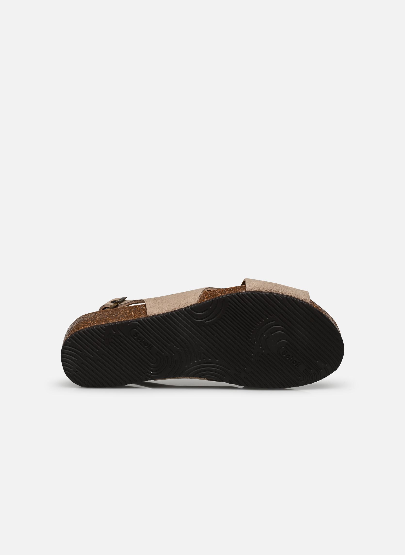 Sandalias planas AMELIE COLLECTION mujer beige Scholl Sandalias planas AMELIE COLLECTION mujer beige DARK BEIGE SUEDE