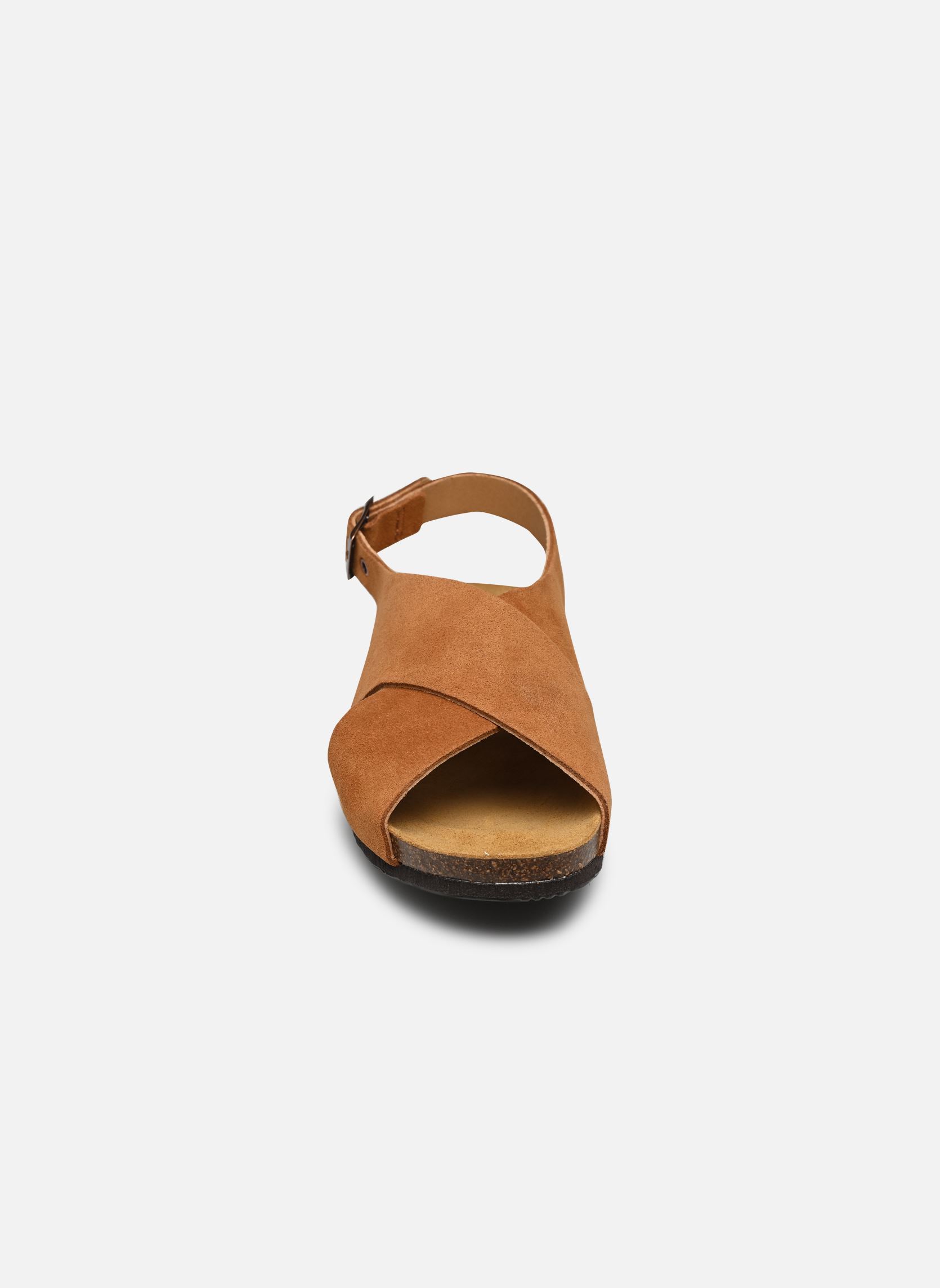 Flache Sandalen AMELIE COLLECTION damen braun Scholl Flache Sandalen AMELIE COLLECTION damen braun BROWN SUEDE