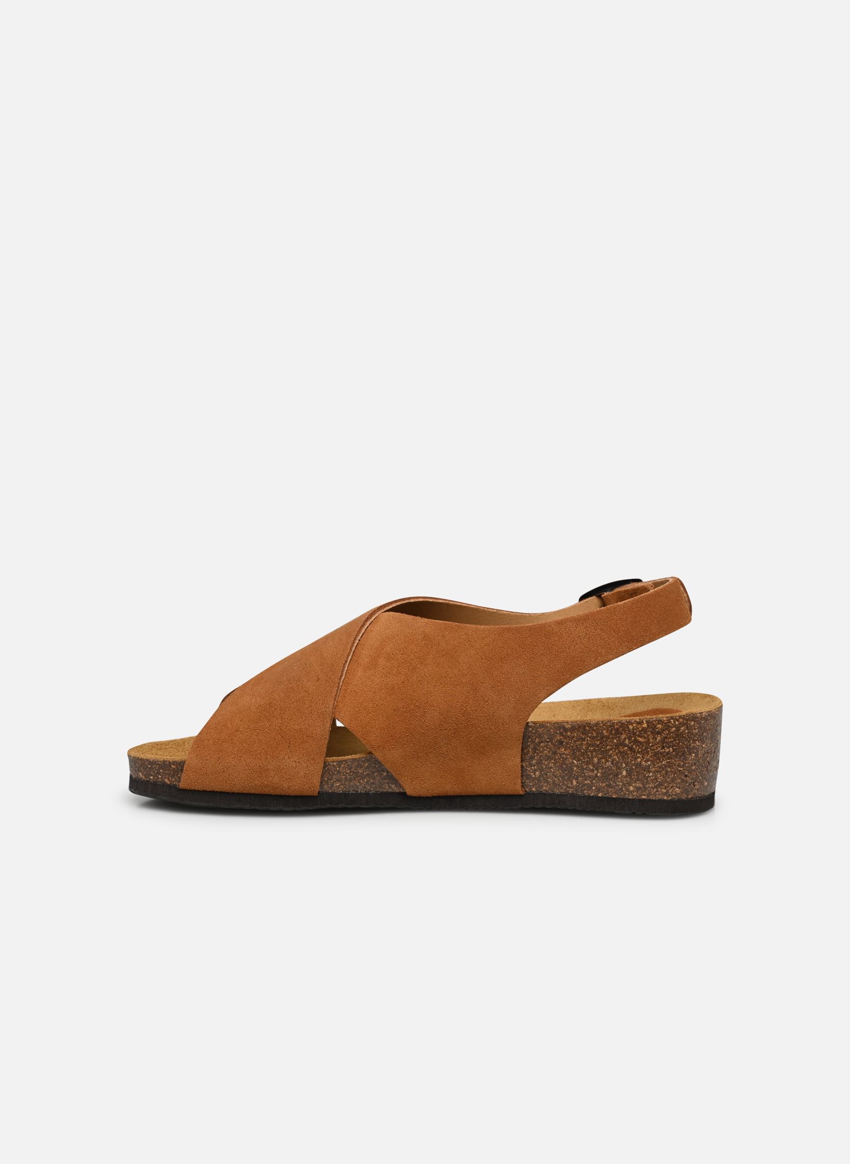 Flache Sandalen AMELIE COLLECTION damen braun Scholl Flache Sandalen AMELIE COLLECTION damen braun BROWN SUEDE