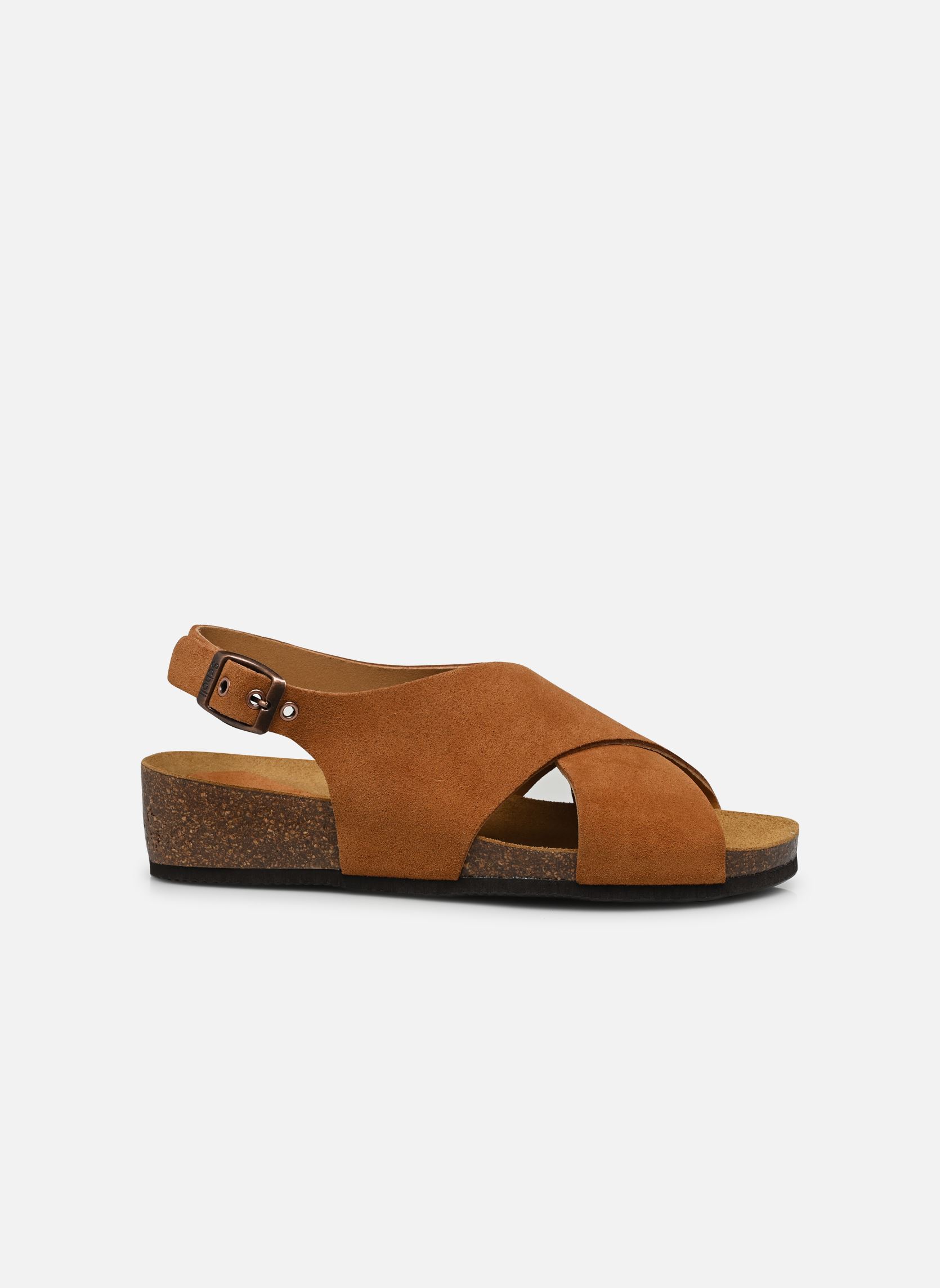 Flache Sandalen AMELIE COLLECTION damen braun Scholl Flache Sandalen AMELIE COLLECTION damen braun BROWN SUEDE