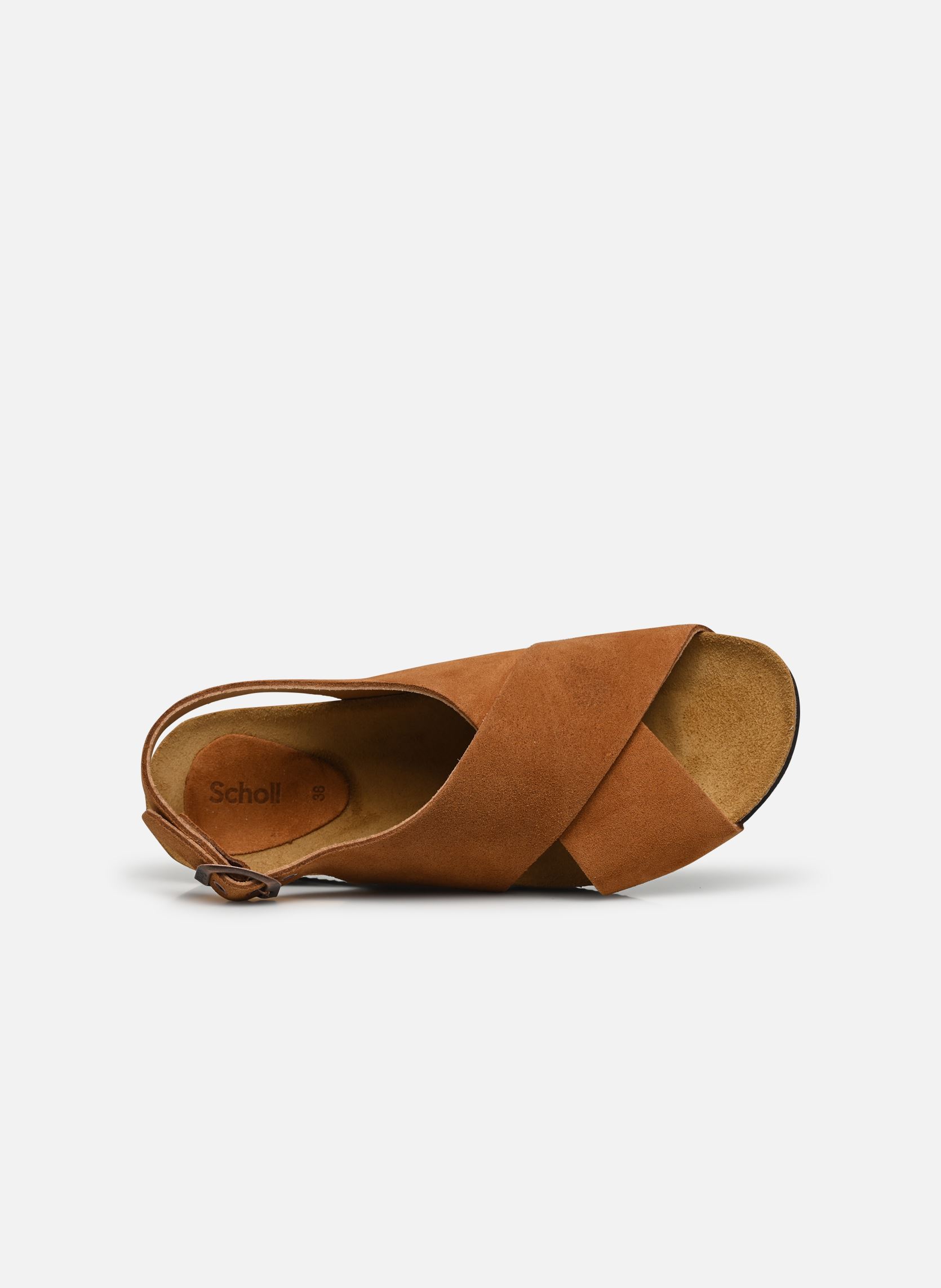 Flache Sandalen AMELIE COLLECTION damen braun Scholl Flache Sandalen AMELIE COLLECTION damen braun BROWN SUEDE