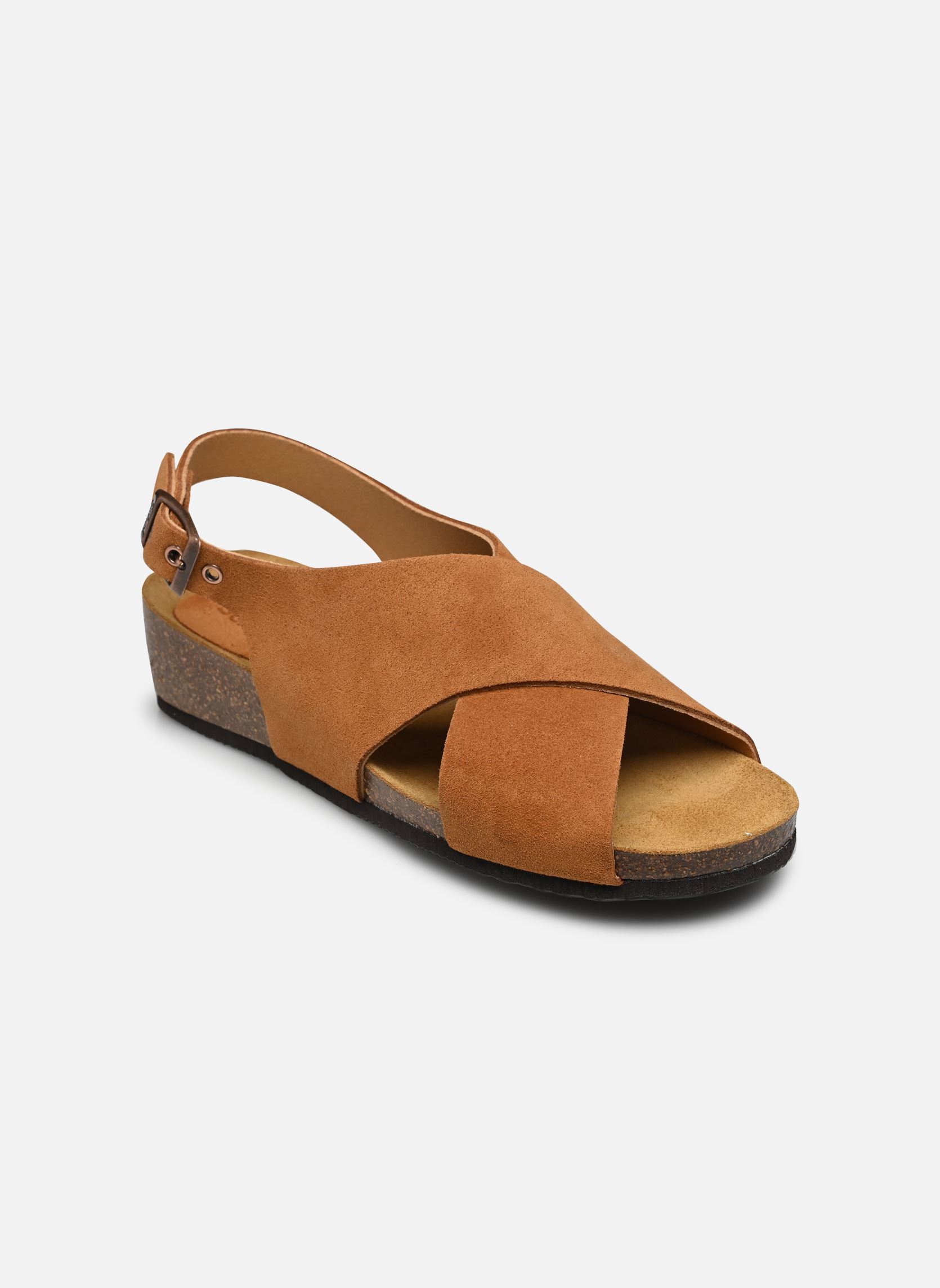 Flache Sandalen AMELIE COLLECTION damen braun Scholl Flache Sandalen AMELIE COLLECTION damen braun BROWN SUEDE