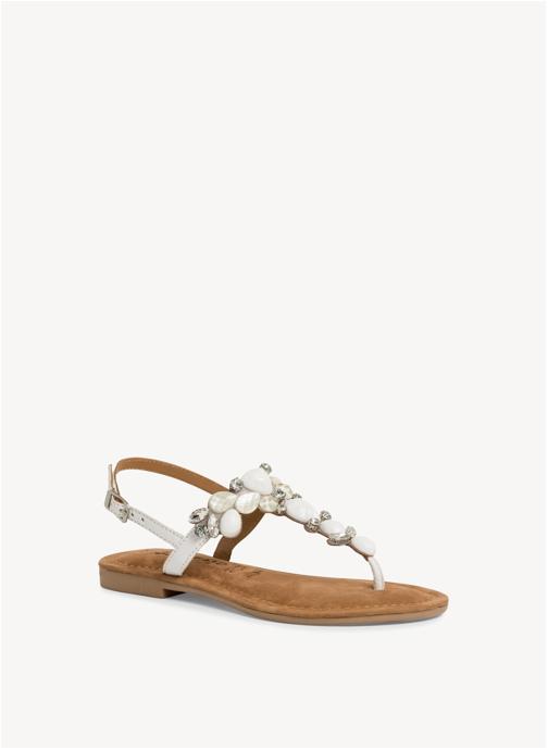 Tamaris Sandales 1-28163-42 femme blanc
