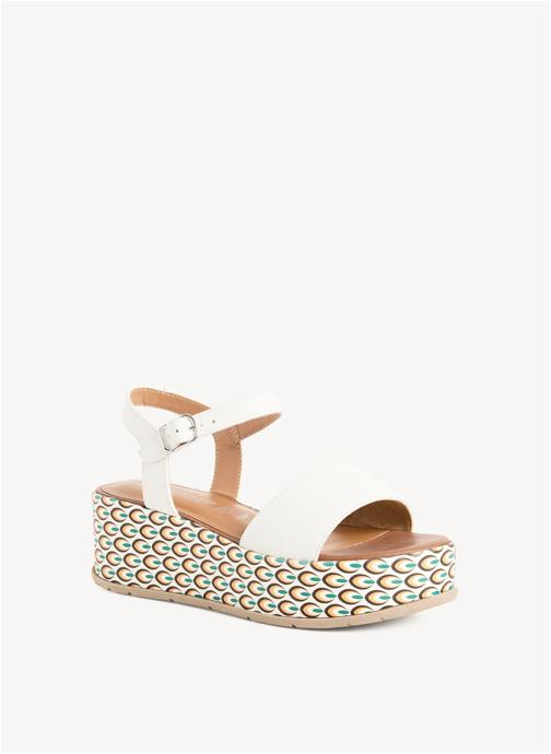 Tamaris Sandales 1-28020-42 femme blanc