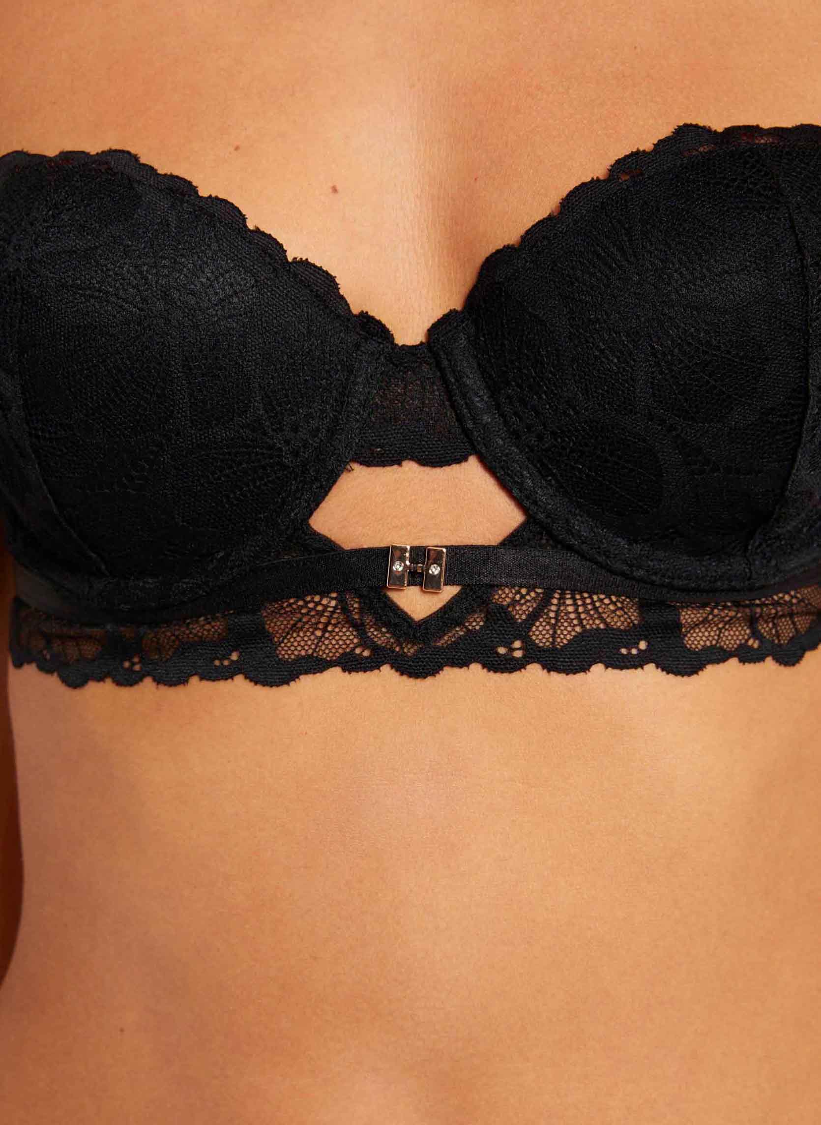 Brassières Soutien-gorge ampliforme coque moulée noir Ophélie femme noir Morgan Brassières Soutien-gorge ampliforme coque moulée noir Ophélie femme noir Noir