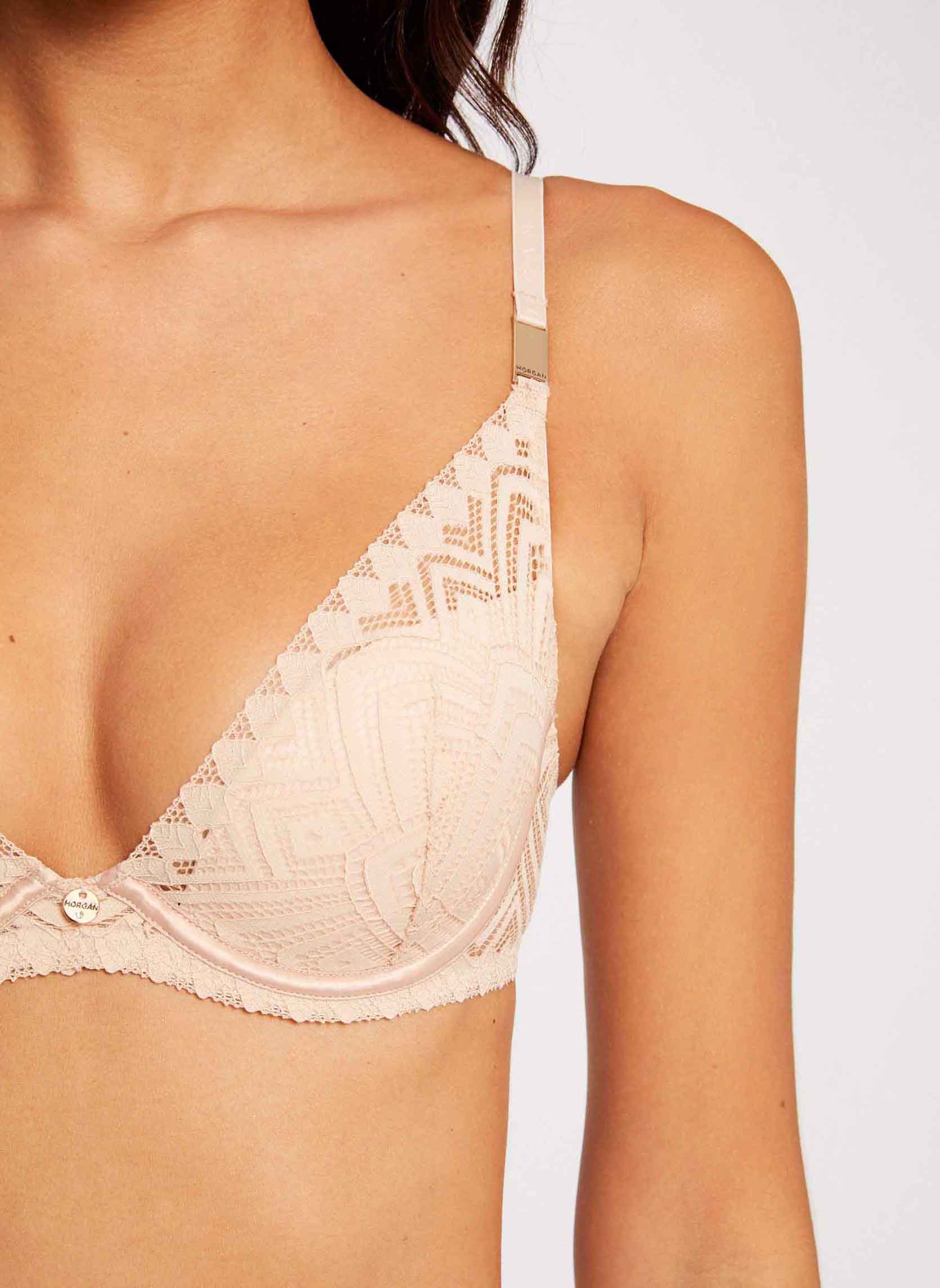 Brassières Soutien-gorge ampliforme coque moulée chair Nina femme beige Morgan Brassières Soutien-gorge ampliforme coque moulée chair Nina femme beige Beige