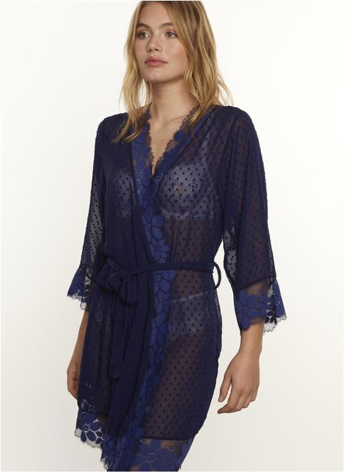 Brigitte Bardot Robes de chambre bleu