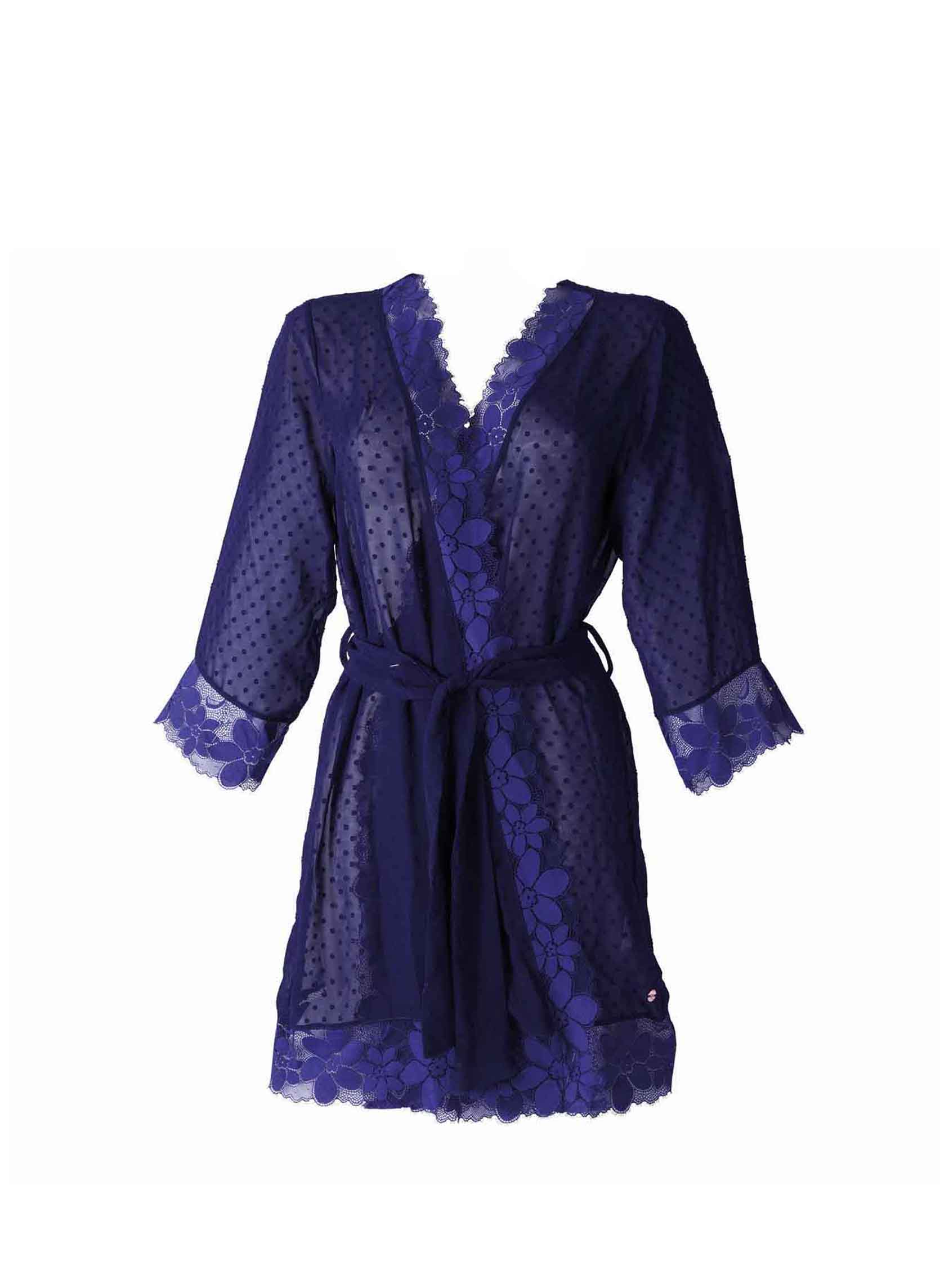 Robes de chambre Kimono bleu marine Backstage femme bleu Brigitte Bardot Robes de chambre Kimono bleu marine Backstage femme bleu Bleu