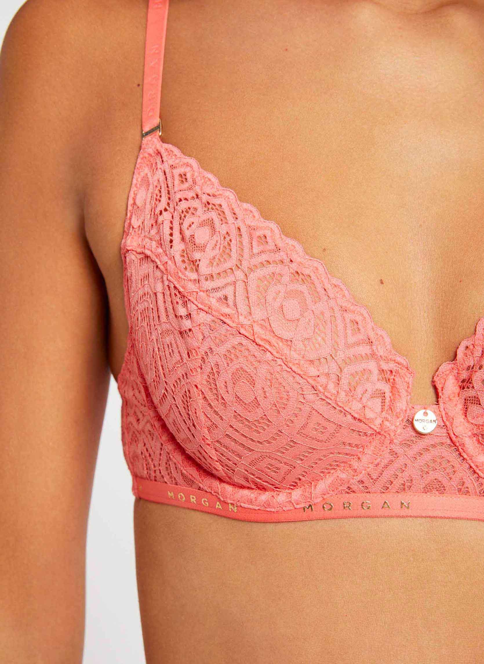 Brassières Soutien-gorge corbeille rose Gwen femme rose Morgan Brassières Soutien-gorge corbeille rose Gwen femme rose Rose
