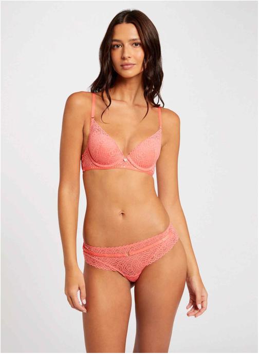 Morgan Culottes Shorty tanga rose Gwen femme rose