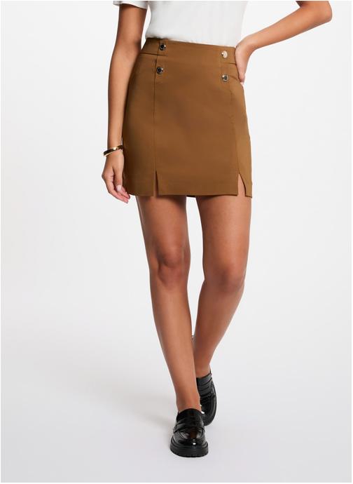 Morgan Jupes mi-longues 241-JEON femme marron