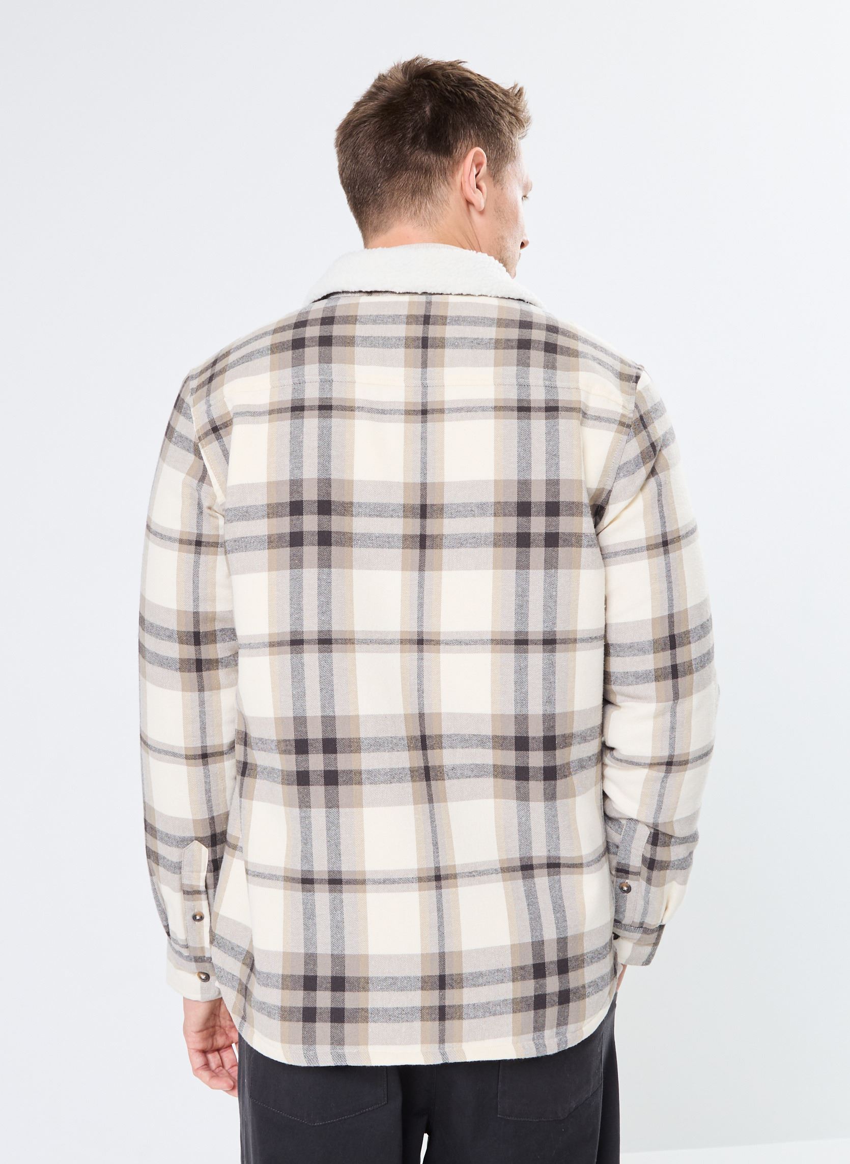 Hemden CLAYTON herren beige MADE BY Hemden CLAYTON herren beige CARREAUX_BEIGE_KAKI