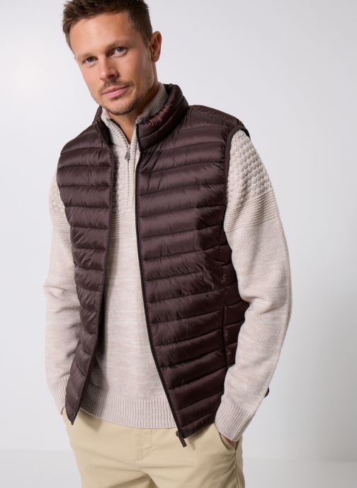 MADE BY Chaquetas sin mangas GREGOIRESM hombre marrón