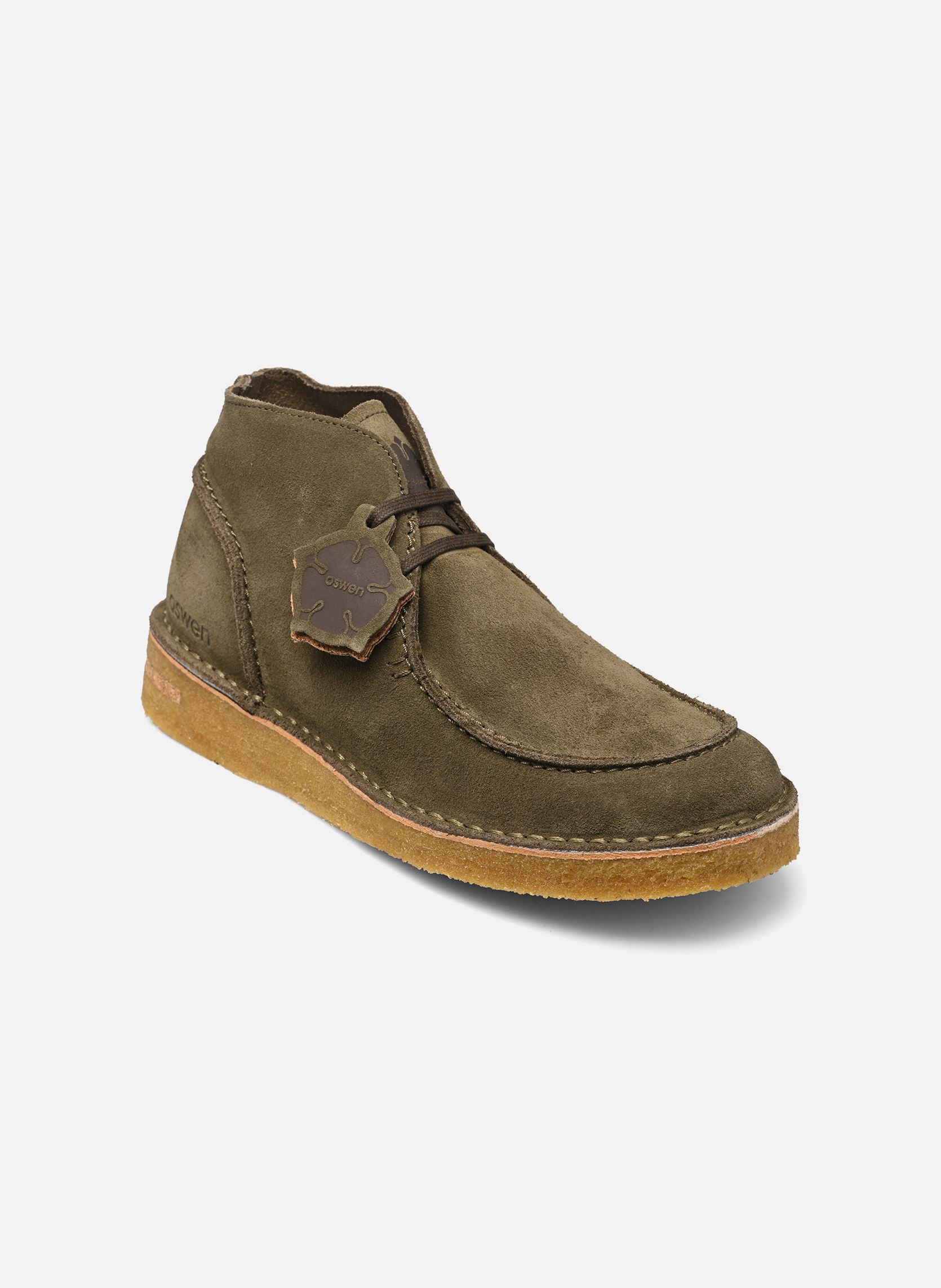Stiefeletten und Stiefel EWALDI SUEDE damen grün Oswen Stiefeletten und Stiefel EWALDI SUEDE damen grün OLIVE