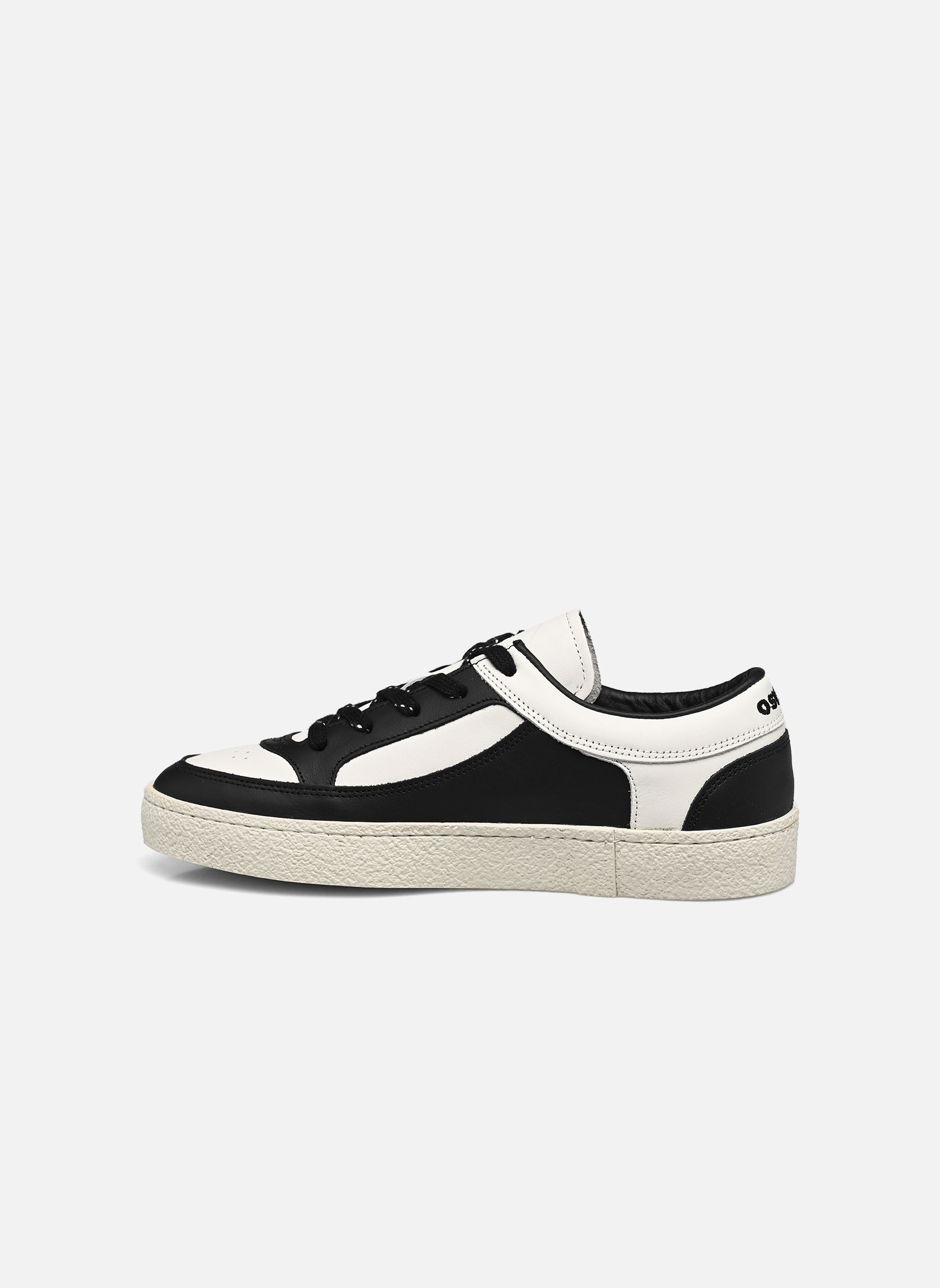 Baskets ELEVEN femme blanc Oswen Baskets ELEVEN femme blanc BLACK&WHITE
