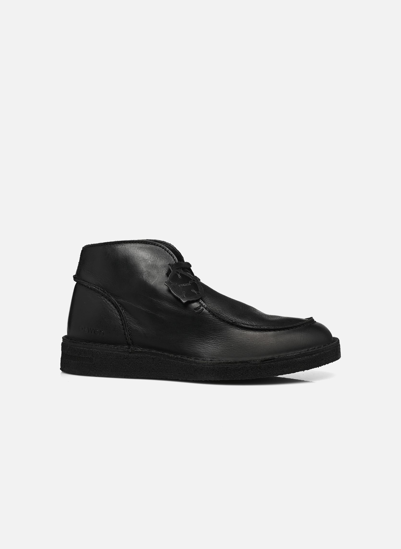 Enkellaarzen en laarzen EWALDI heren zwart Oswen Enkellaarzen en laarzen EWALDI heren zwart EWALDI - BLACK BUFFALO LEATHER