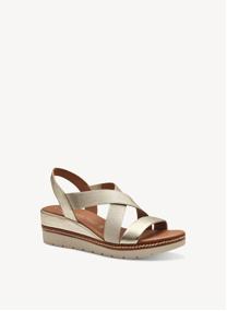Sandales 2-28721-42 femme or et bronze