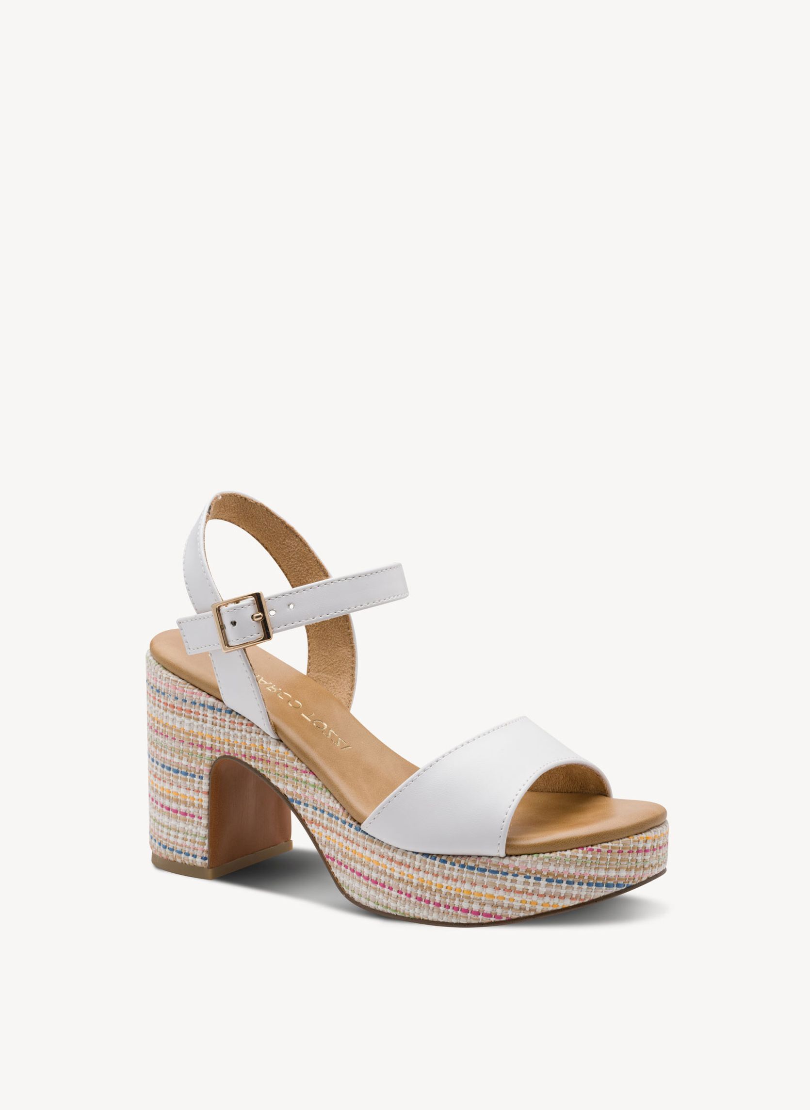 Marco Tozzi Sandales 2-28008-42 femme blanc | Sarenza France