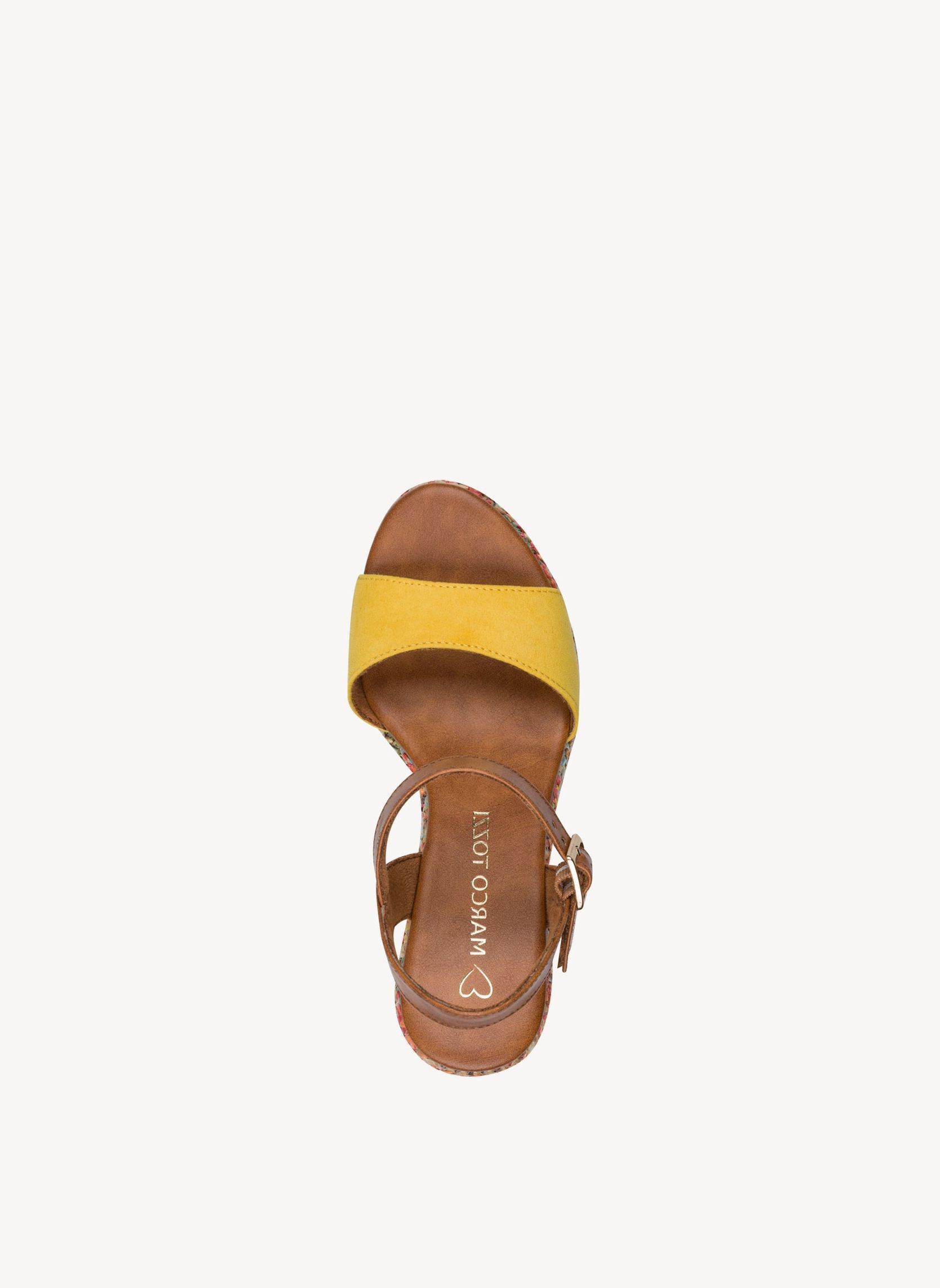 Marco Tozzi Sandales 2-28008-42 femme jaune | Sarenza France