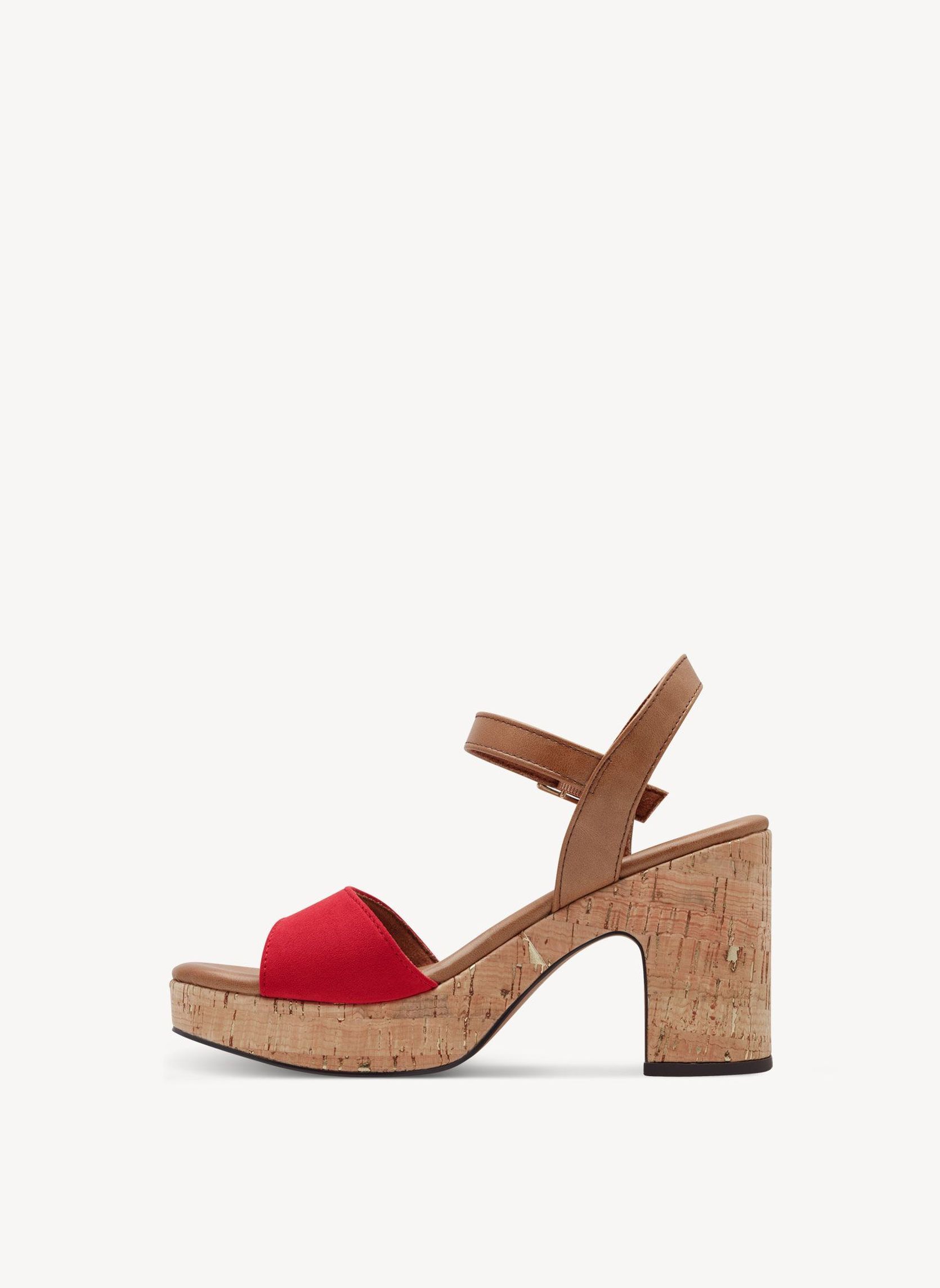 Marco Tozzi Sandales 2-28008-42 femme rouge | Sarenza France