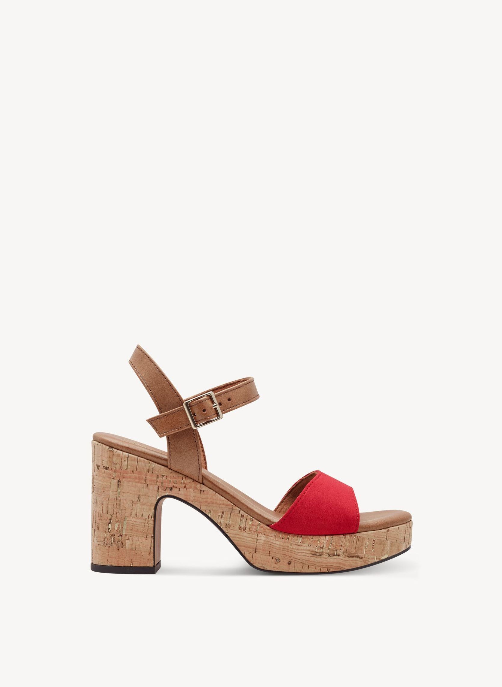 Marco Tozzi Sandales 2-28008-42 femme rouge | Sarenza France