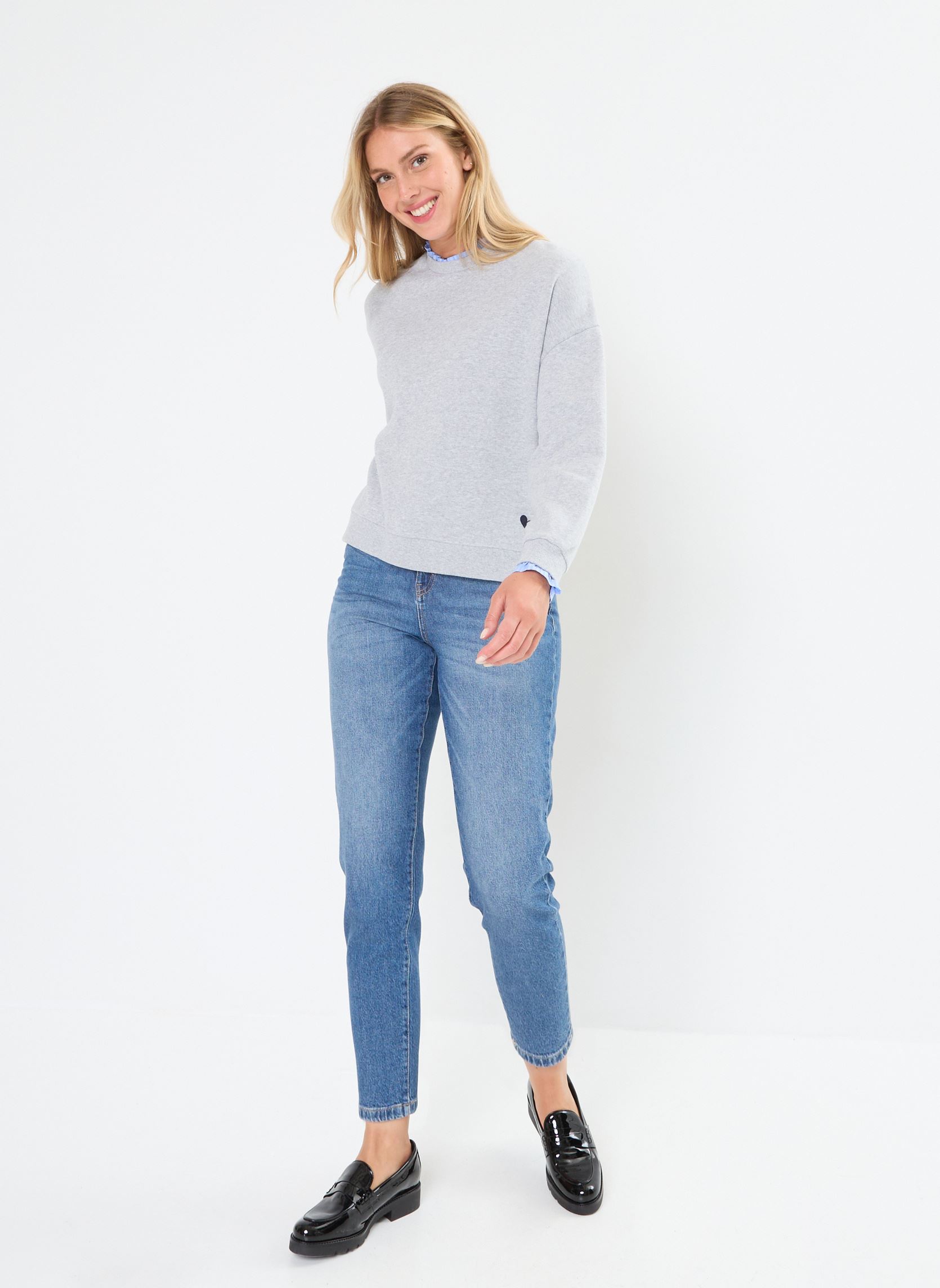 Sweater MSWEATY dames grijs Georgia Rose Sweater MSWEATY dames grijs MIRAGE GREY CHINE