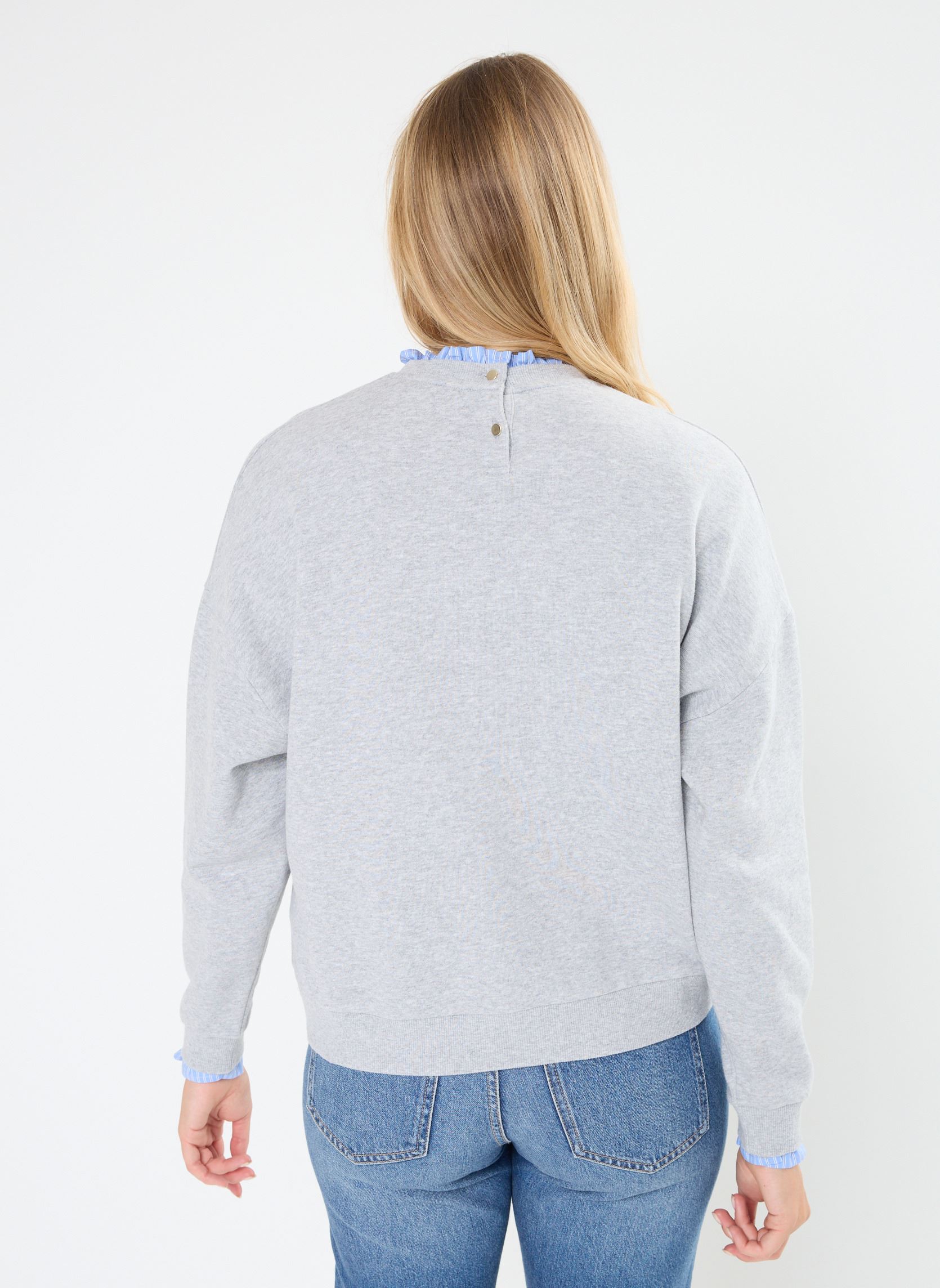 Sweater MSWEATY dames grijs Georgia Rose Sweater MSWEATY dames grijs MIRAGE GREY CHINE