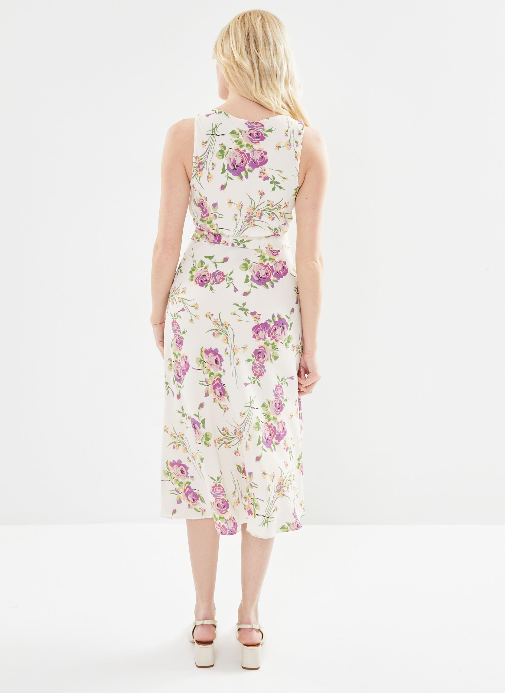 Kleider Zawato-Sleeveless-Day Dress damen weiß Lauren Ralph Lauren Kleider Zawato-Sleeveless-Day Dress damen weiß CREAM MULTI