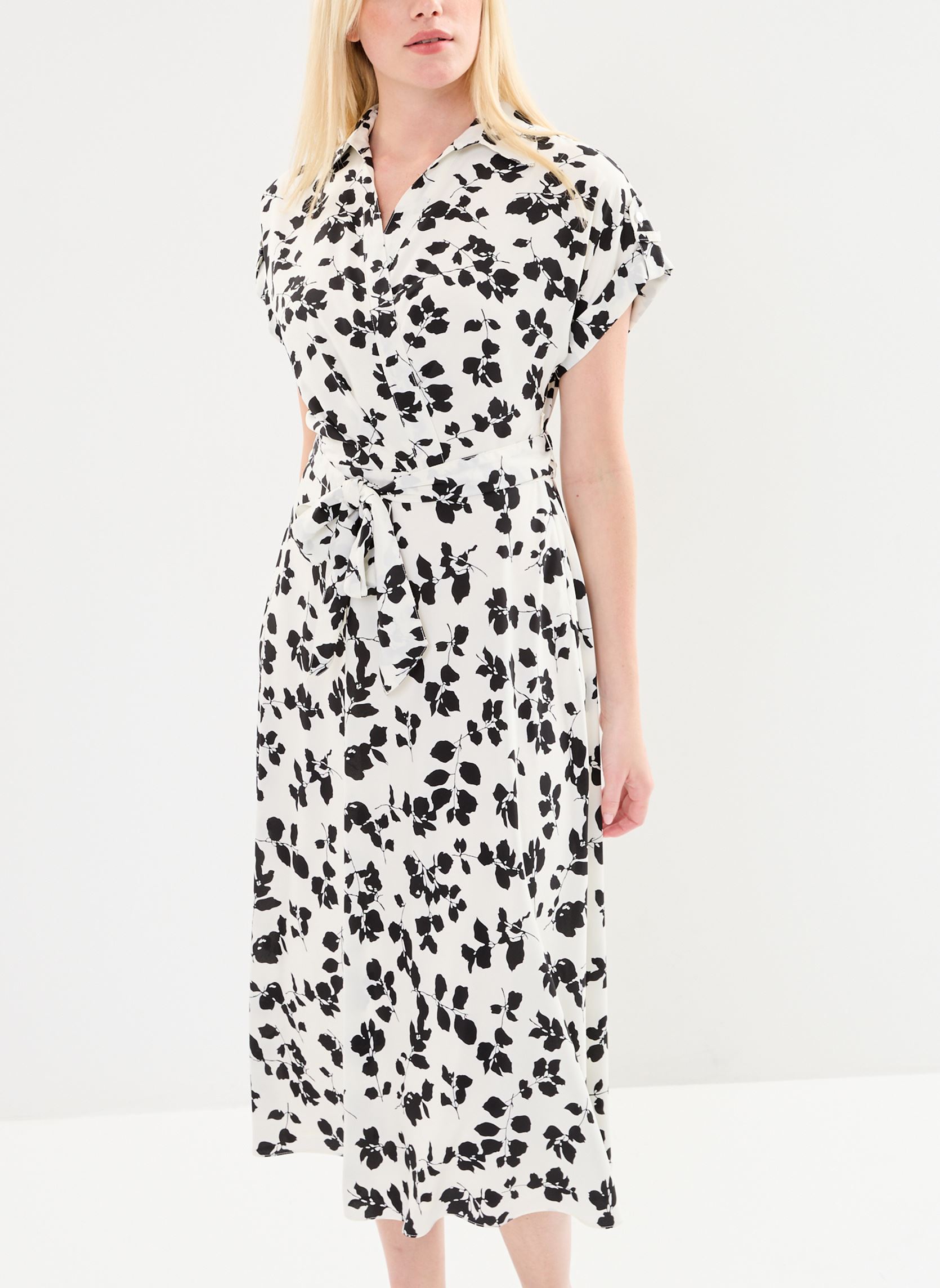 Kleider Fratillio-Short Sleeve-Day Dress damen weiß Lauren Ralph Lauren Kleider Fratillio-Short Sleeve-Day Dress damen weiß CREAM/BLACK