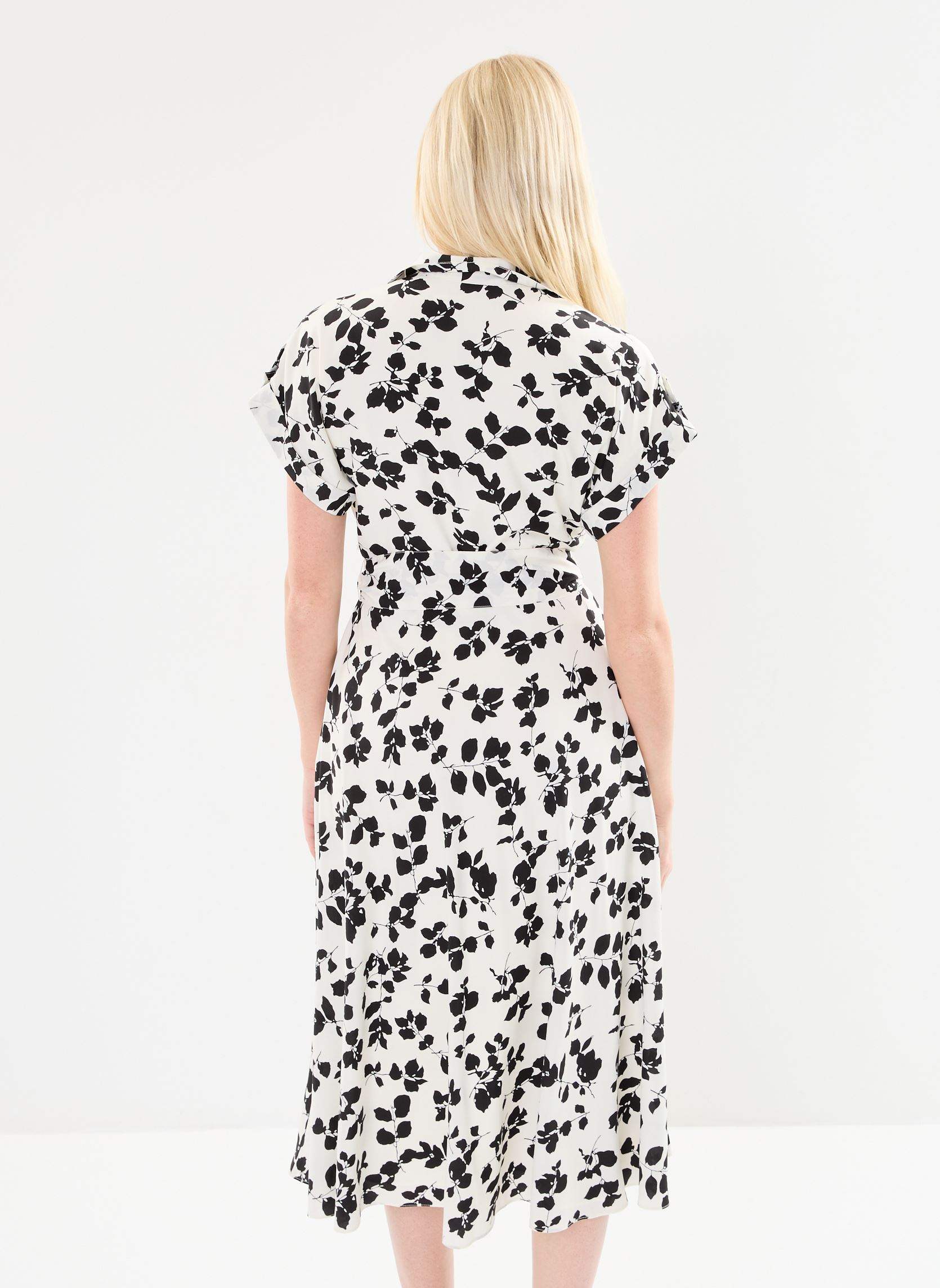 Kleider Fratillio-Short Sleeve-Day Dress damen weiß Lauren Ralph Lauren Kleider Fratillio-Short Sleeve-Day Dress damen weiß CREAM/BLACK