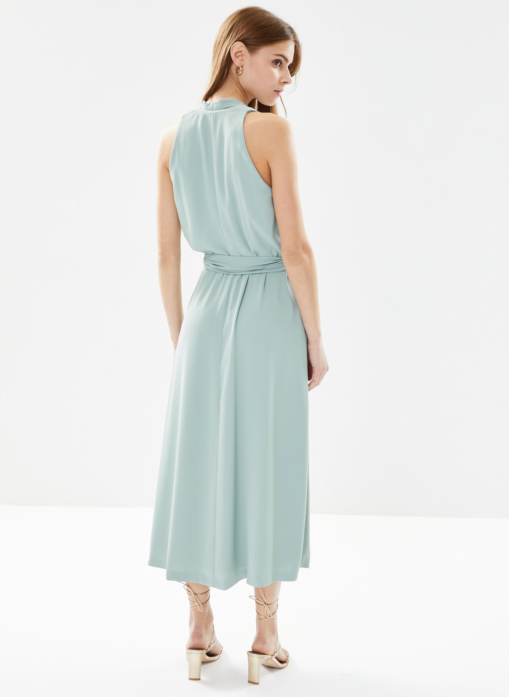 Robes longues Varsha-Sleeveless-Cocktail Dress femme vert Lauren Ralph Lauren Robes longues Varsha-Sleeveless-Cocktail Dress femme vert SOFT LAUREL