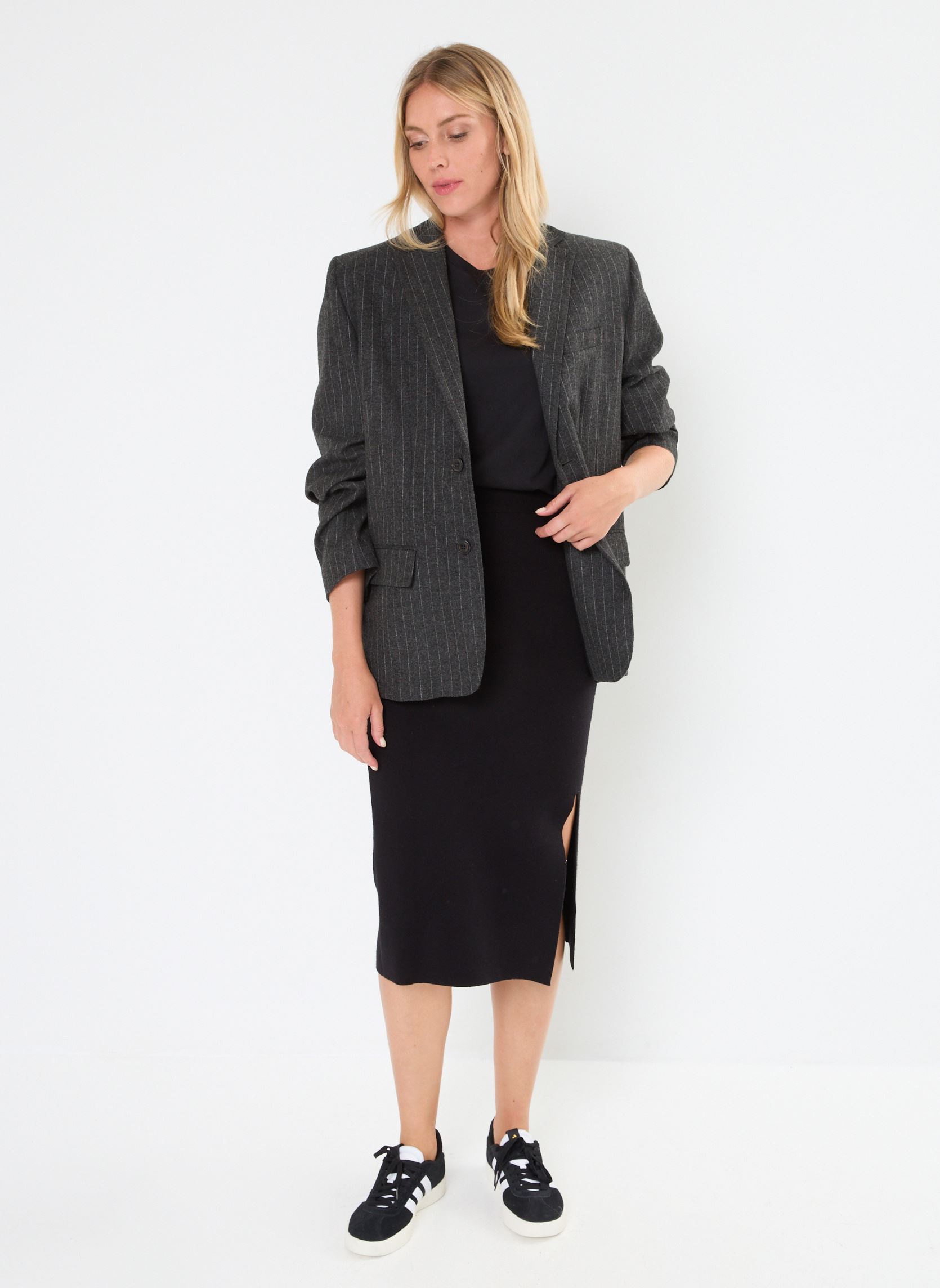 Gonne al ginocchio JMAILLE donna nero MADE BY Gonne al ginocchio JMAILLE donna nero JET BLACK