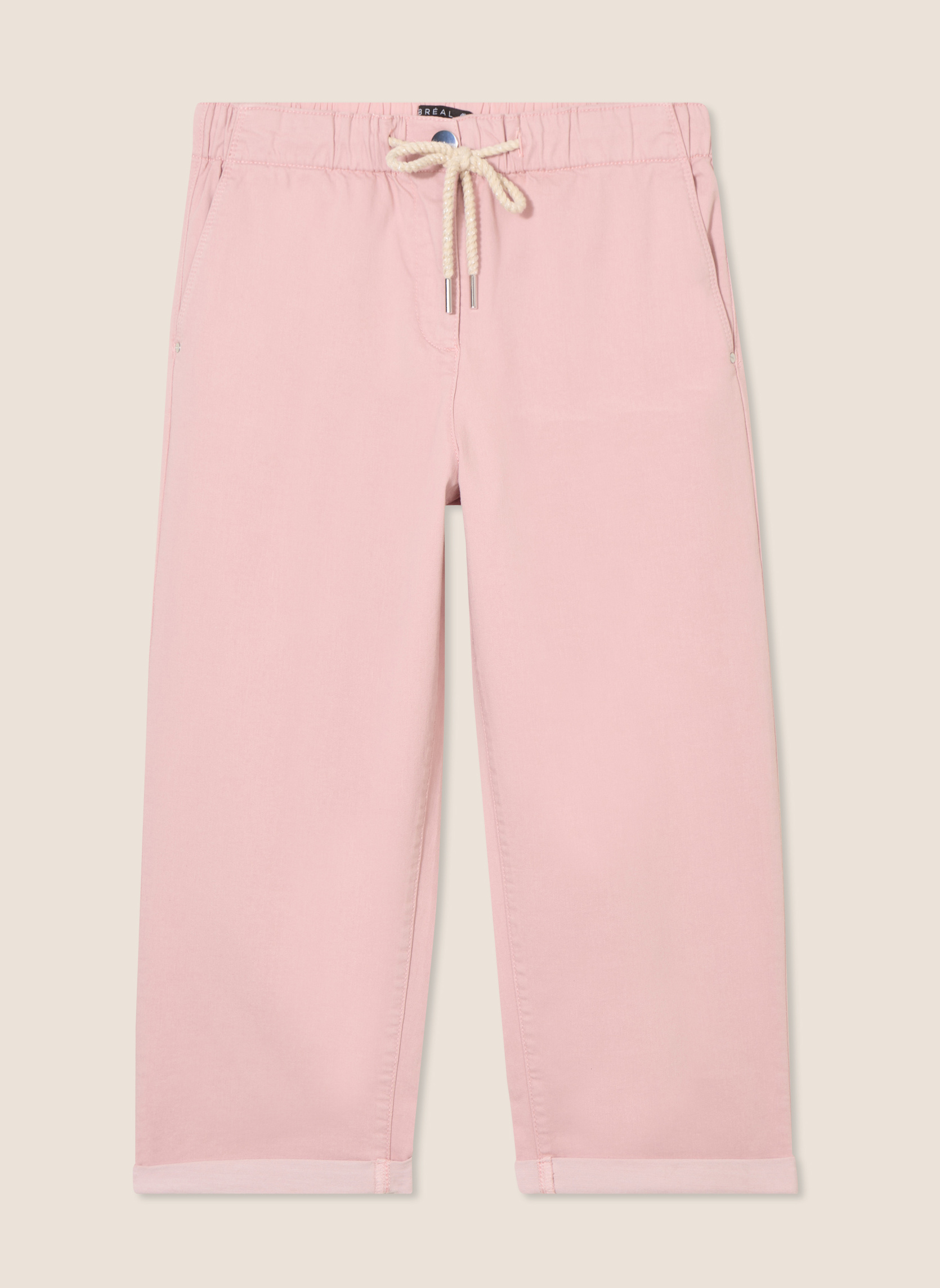 Bermudas PEBATCOURT femme rose Bréal Bermudas PEBATCOURT femme rose Rose pastel