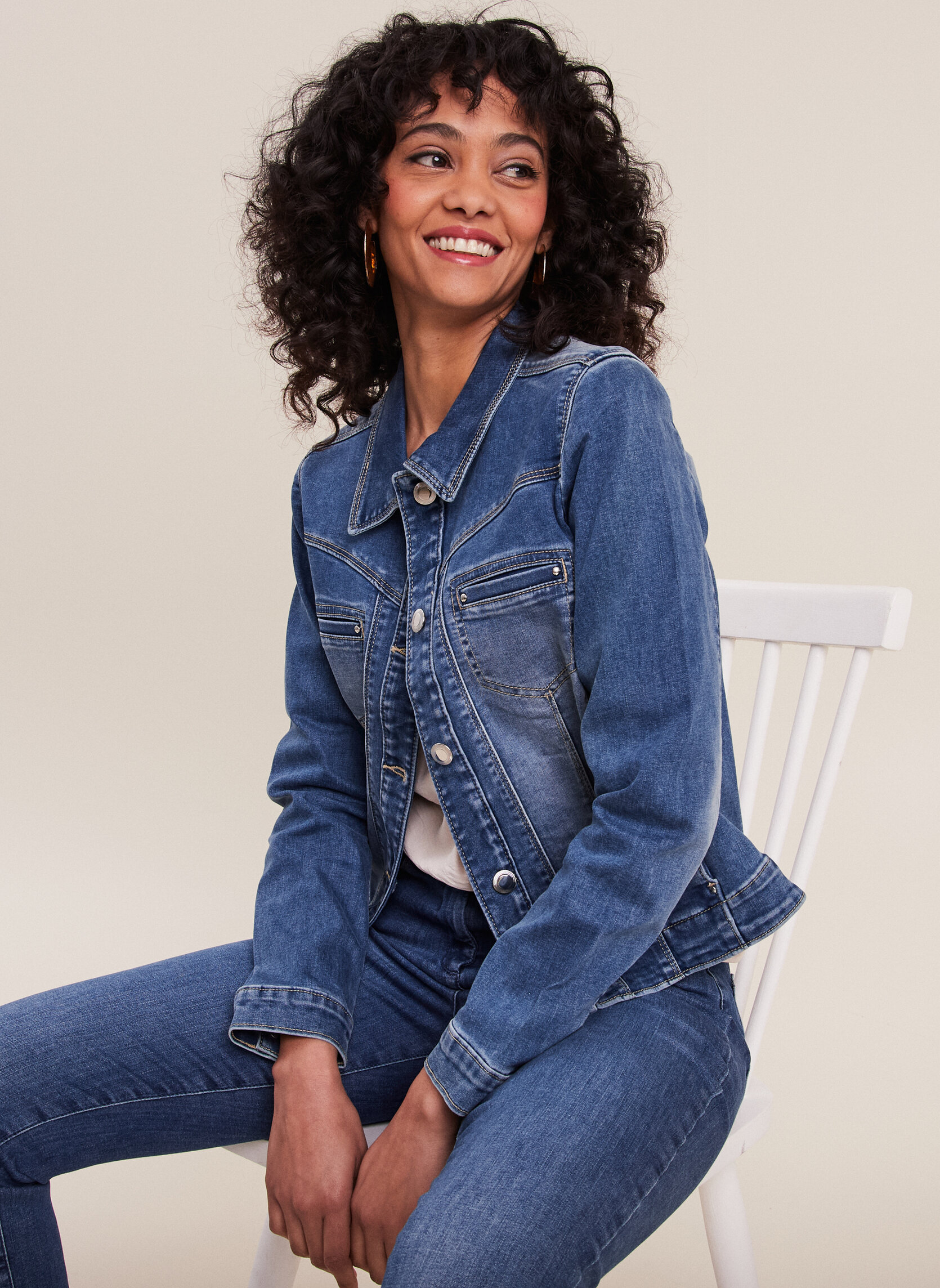 Vestes en jean VERIJEAN femme bleu Bréal Vestes en jean VERIJEAN femme bleu Bleu marine