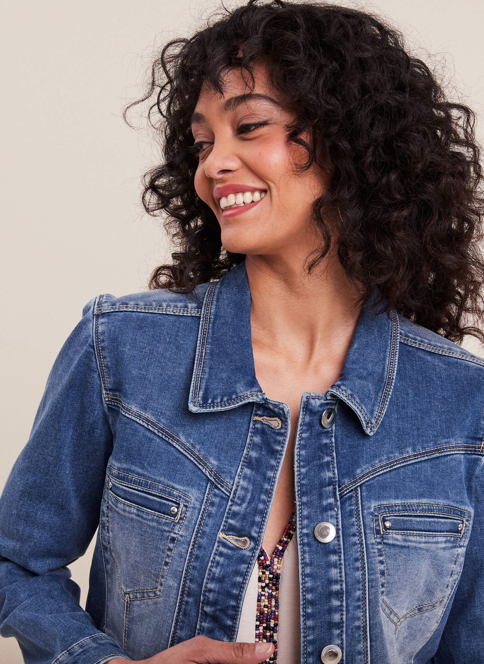 Vestes en jean VERIJEAN femme bleu Bréal Vestes en jean VERIJEAN femme bleu Bleu marine