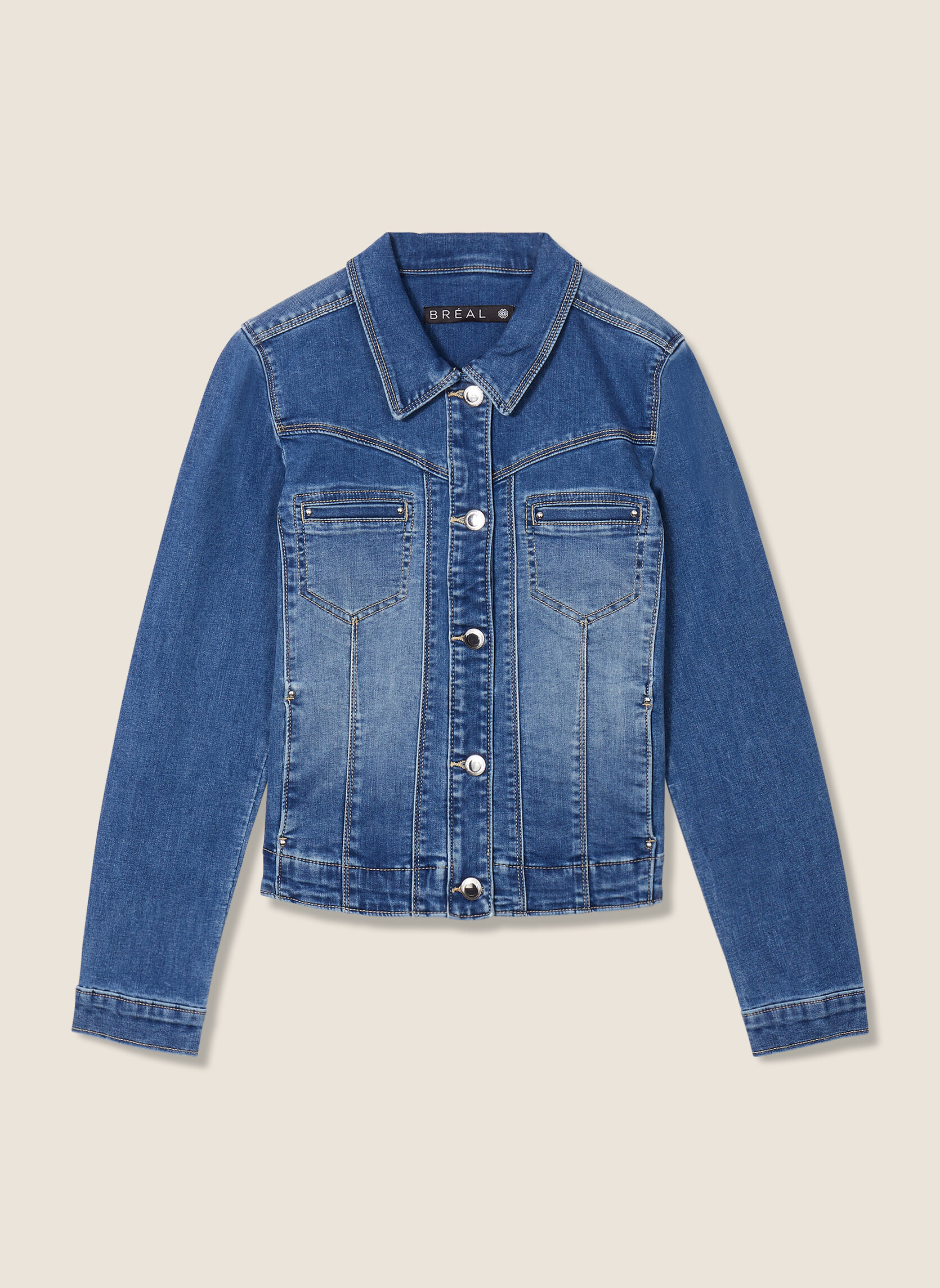Vestes en jean VERIJEAN femme bleu Bréal Vestes en jean VERIJEAN femme bleu Bleu marine
