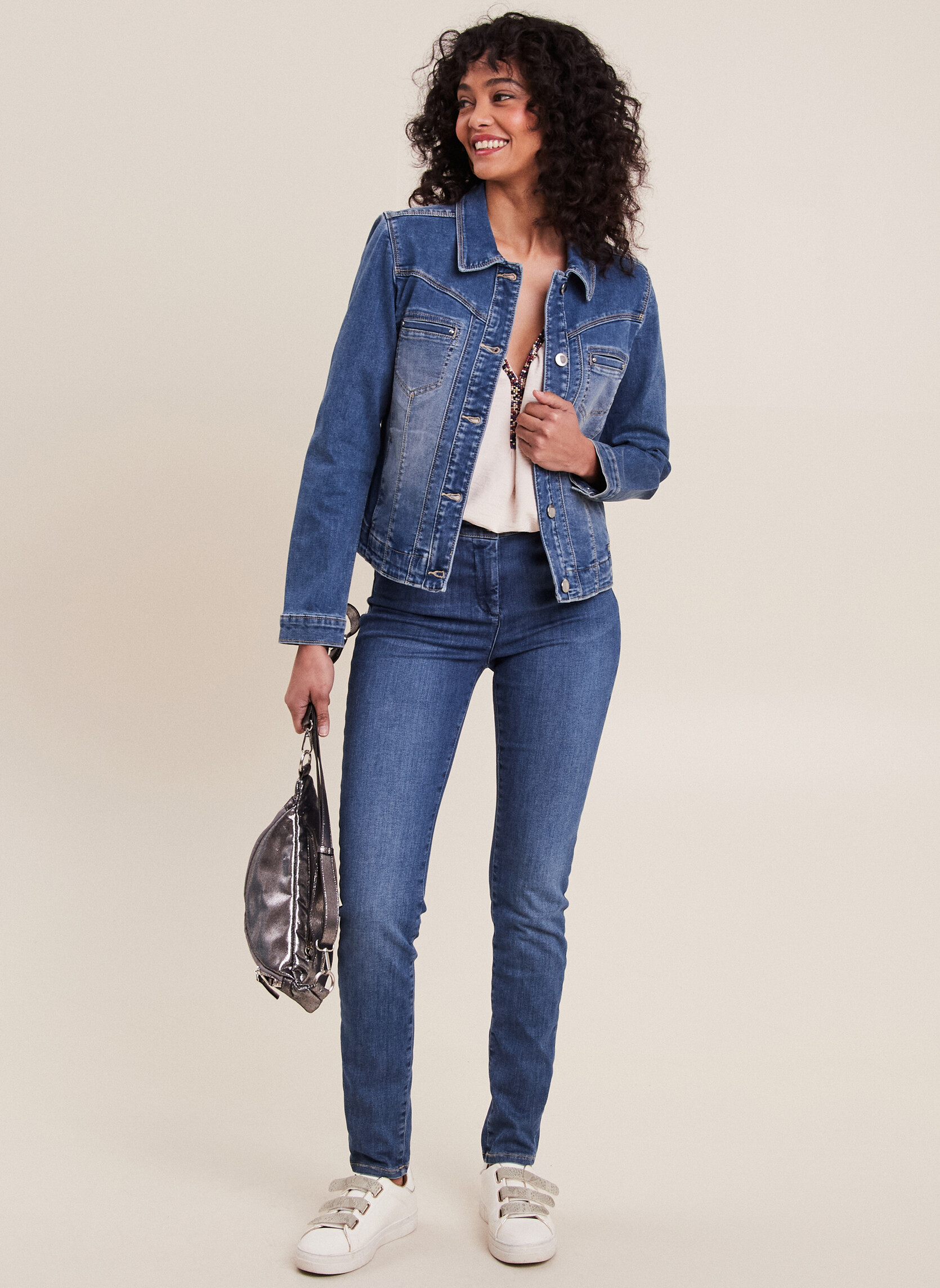 Vestes en jean VERIJEAN femme bleu Bréal Vestes en jean VERIJEAN femme bleu Bleu marine