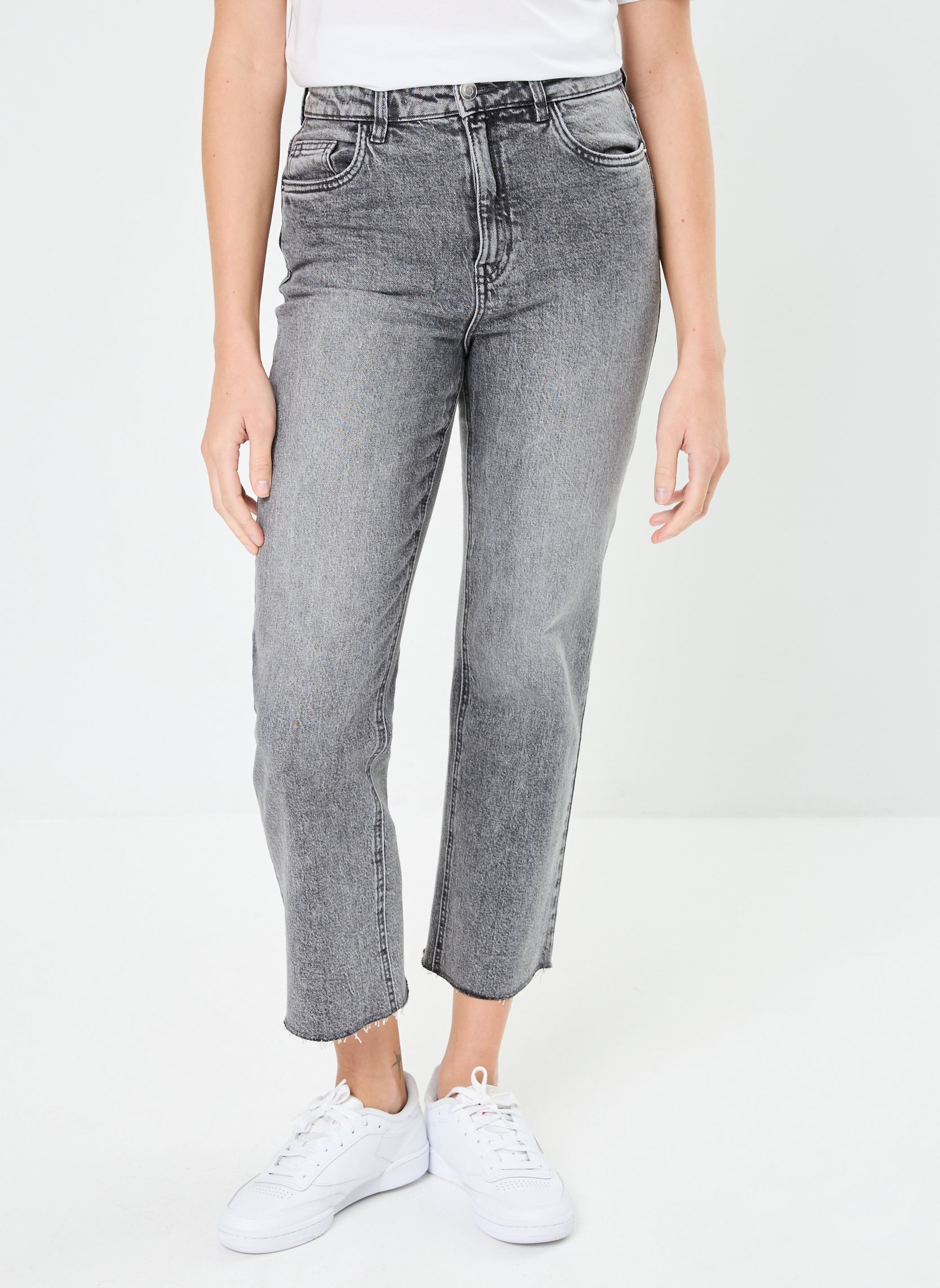 Jeans droit PSARA femme gris MADE BY Jeans droit PSARA femme gris DENIM GREY