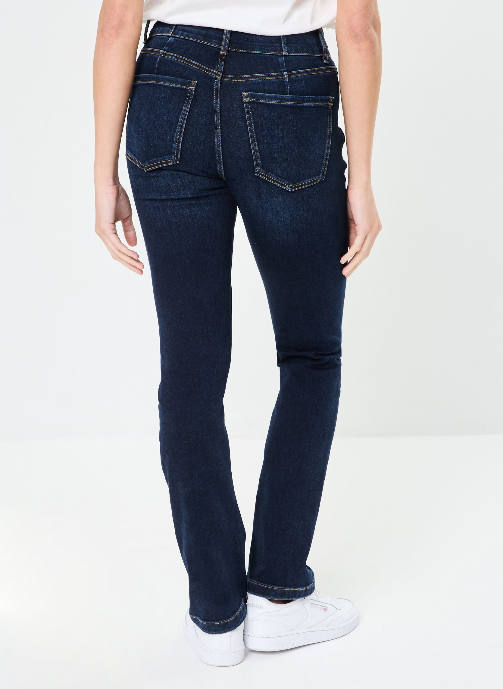 Rechte jeans / Straight Leg Jeans PONTI dames blauw MADE BY Rechte jeans / Straight Leg Jeans PONTI dames blauw DENIM BRUT