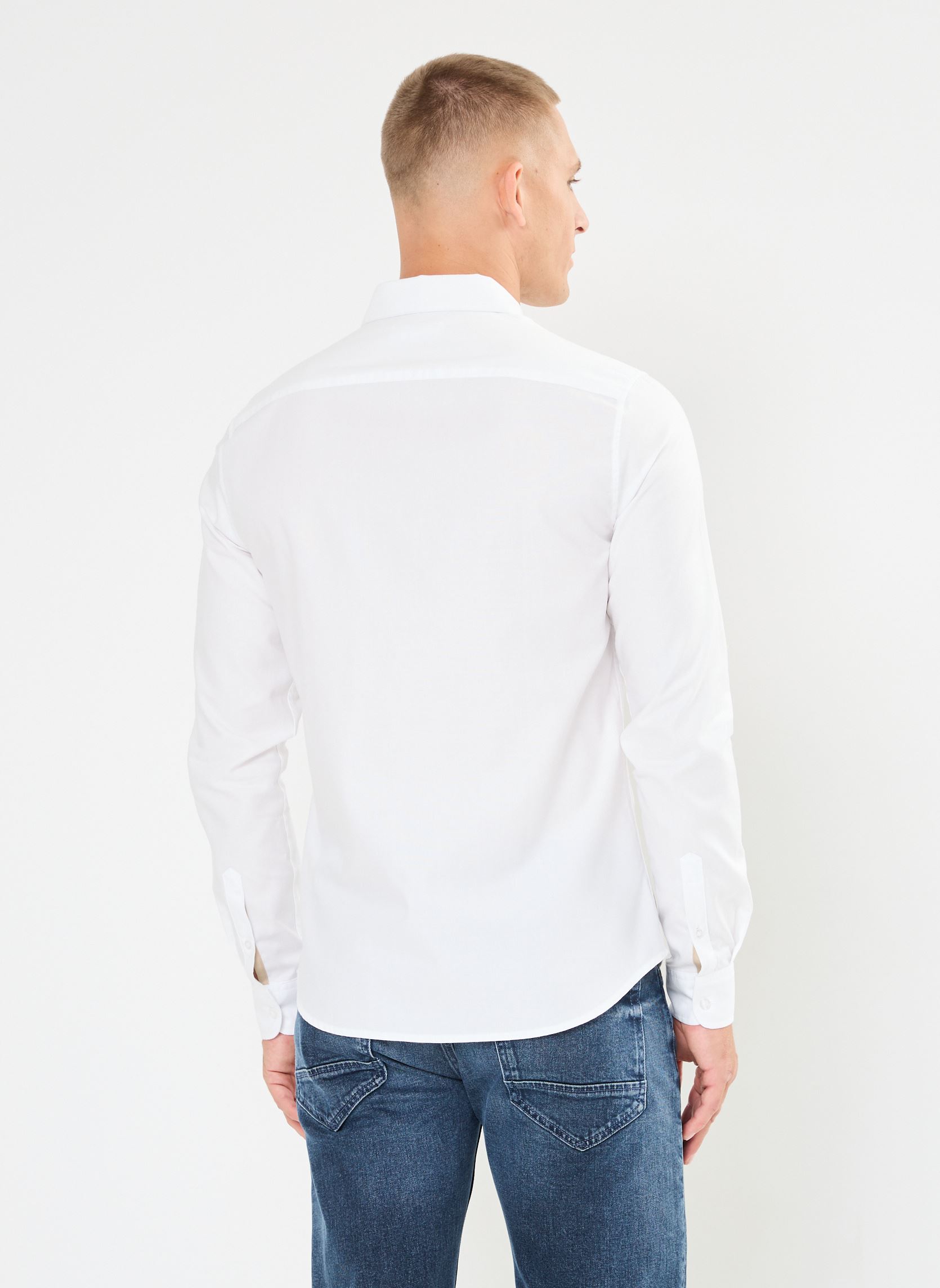 Hemden CRISTOBAL heren wit Marvin&Co Hemden CRISTOBAL heren wit BRIGHT WHITE