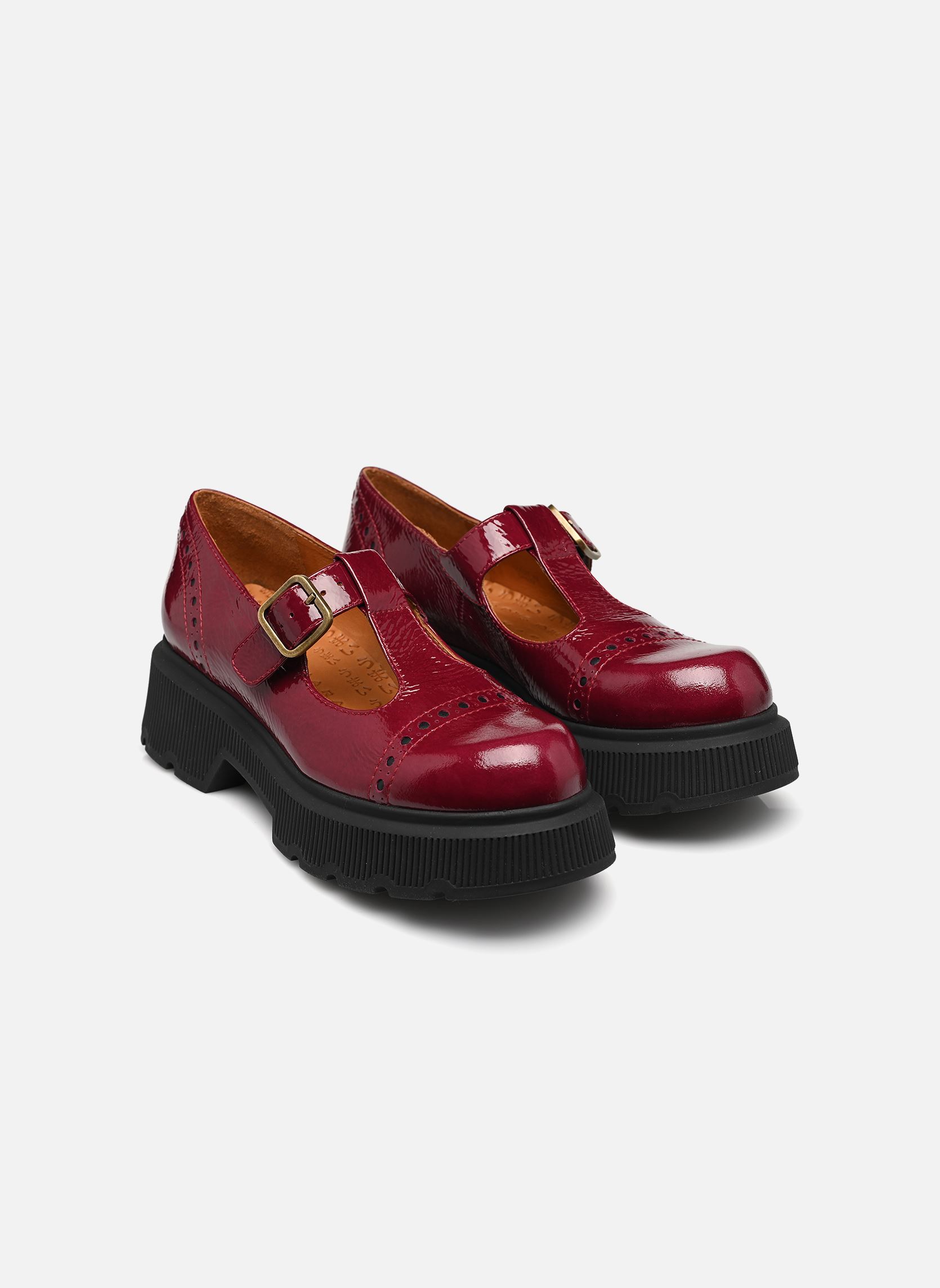 Loafer Qauja damen rot Chie Mihara Loafer Qauja damen rot Sucre Granate Torito Negro