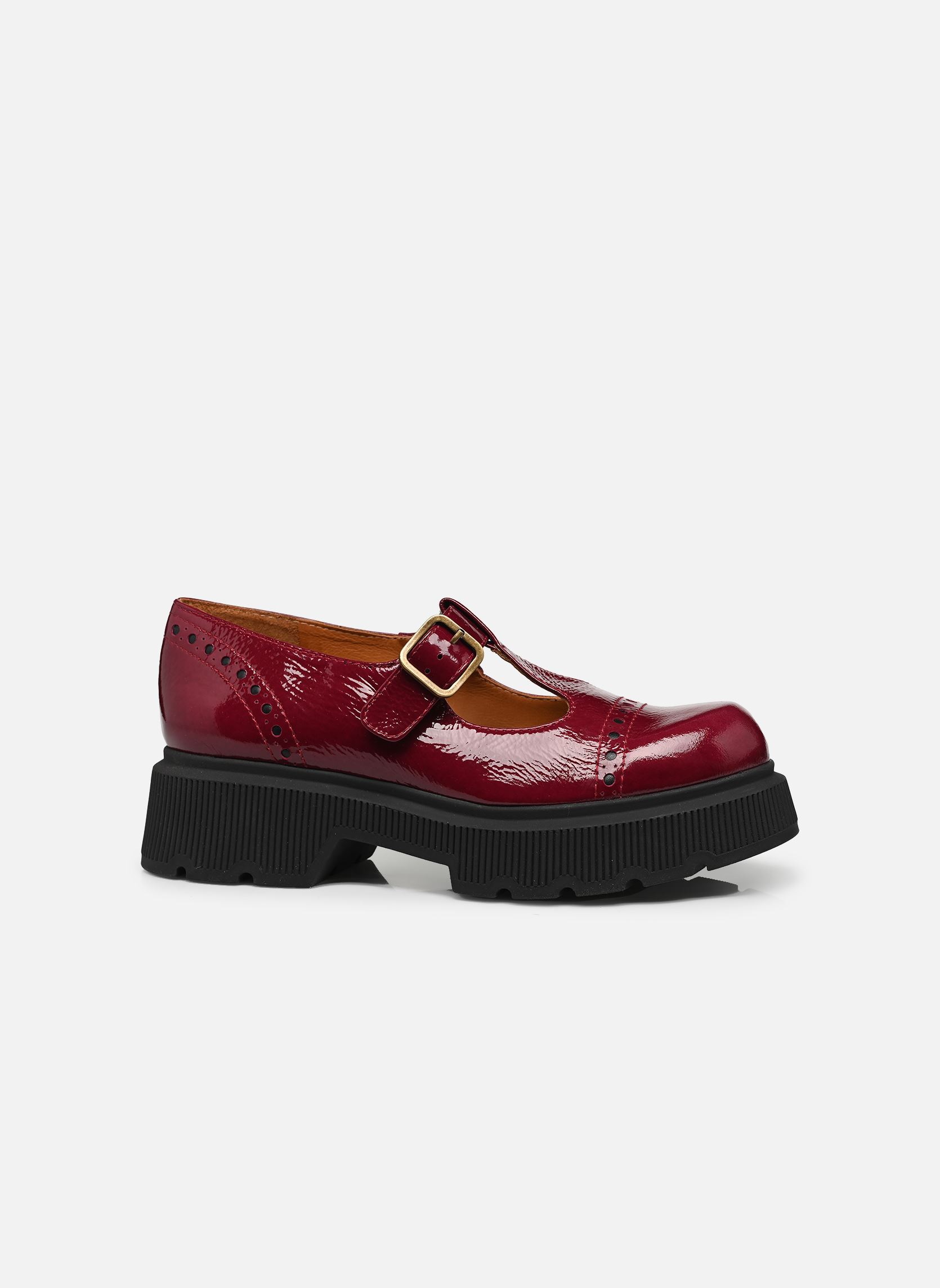 Loafer Qauja damen rot Chie Mihara Loafer Qauja damen rot Sucre Granate Torito Negro