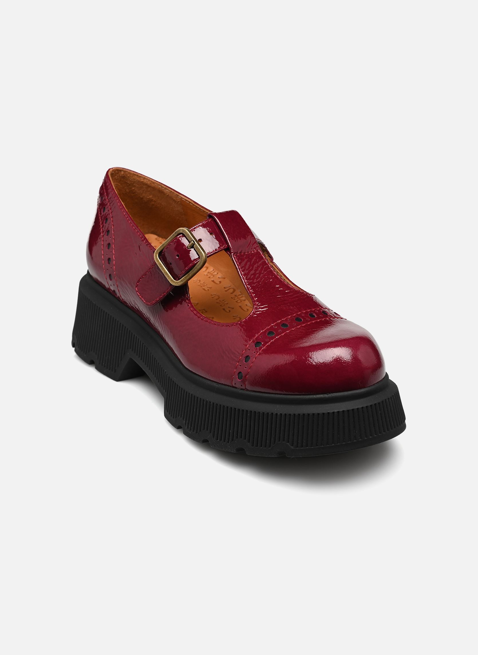 Loafer Qauja damen rot Chie Mihara Loafer Qauja damen rot Sucre Granate Torito Negro