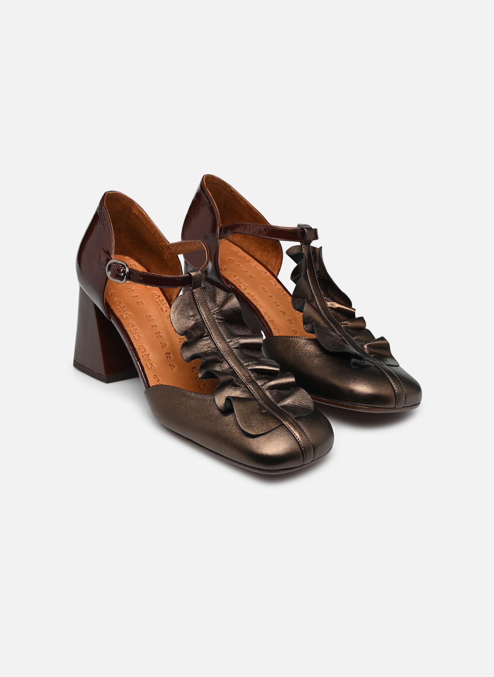 Pumps Swan damen bordeaux Chie Mihara Pumps Swan damen bordeaux Kabul Bronce Sucre Testa