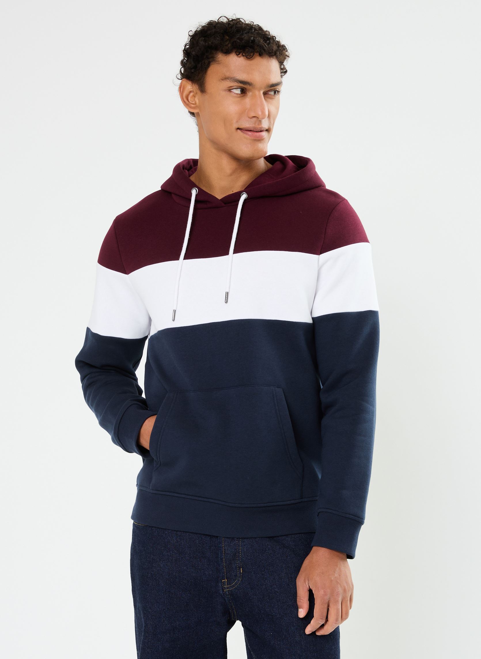 Sweats à capuche MSIMONBICO sweatshirt homme violet MADE BY Sweats à capuche MSIMONBICO sweatshirt homme violet WINETASTING