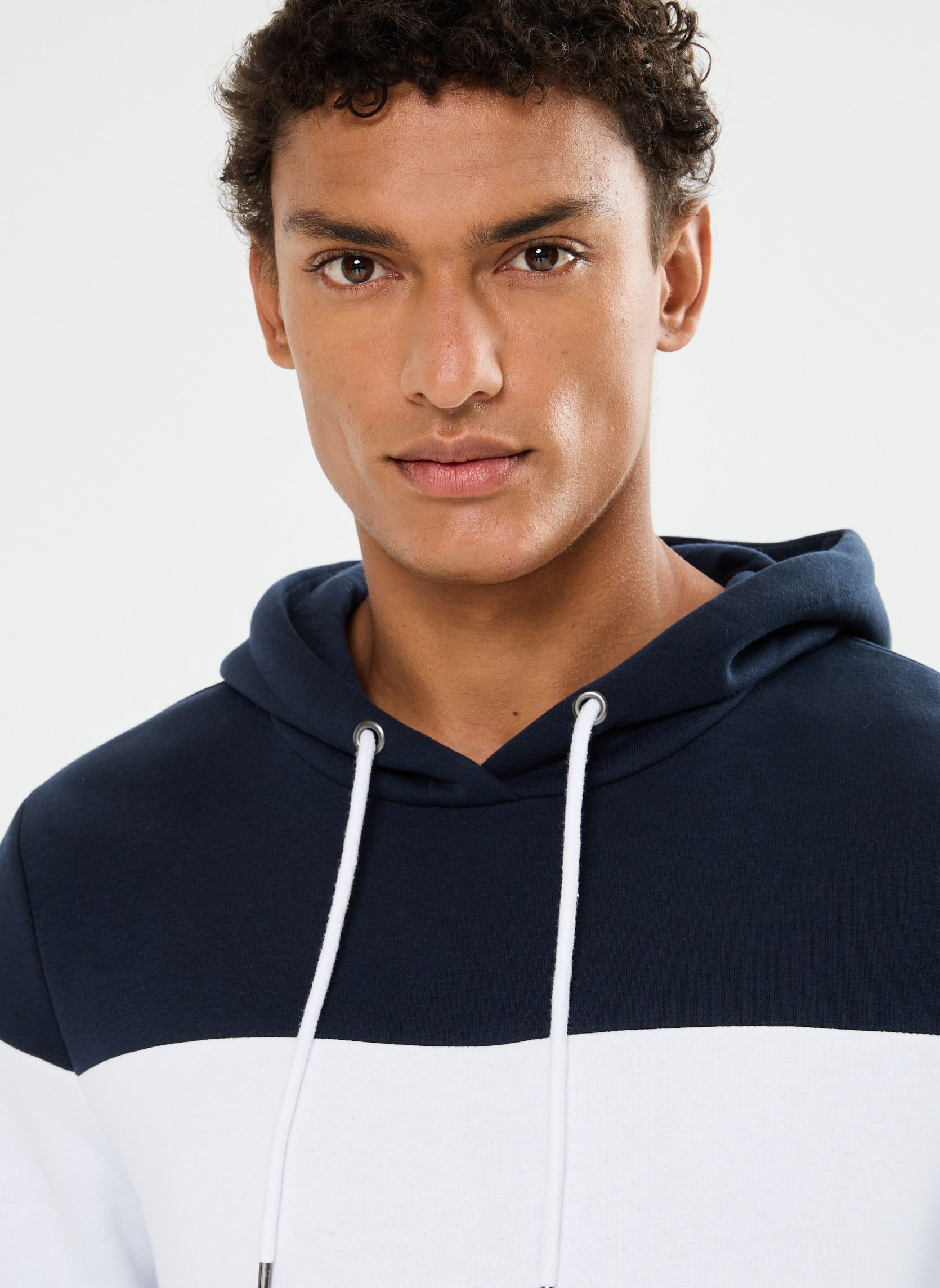 Kapuzenpullover MSIMONBICO sweatshirt herren blau MADE BY Kapuzenpullover MSIMONBICO sweatshirt herren blau SOFT CHAMBRAY