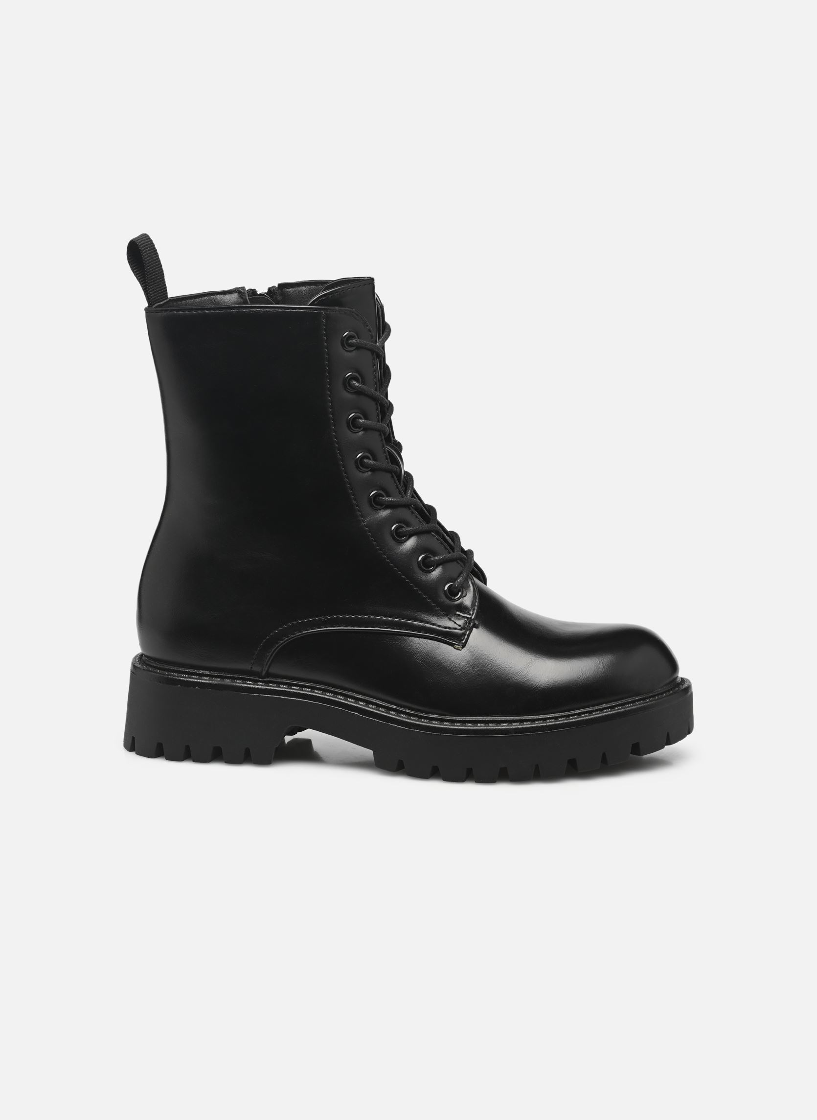 Geschnürte Stiefeletten DILMA damen schwarz MADE BY Geschnürte Stiefeletten DILMA damen schwarz Noir